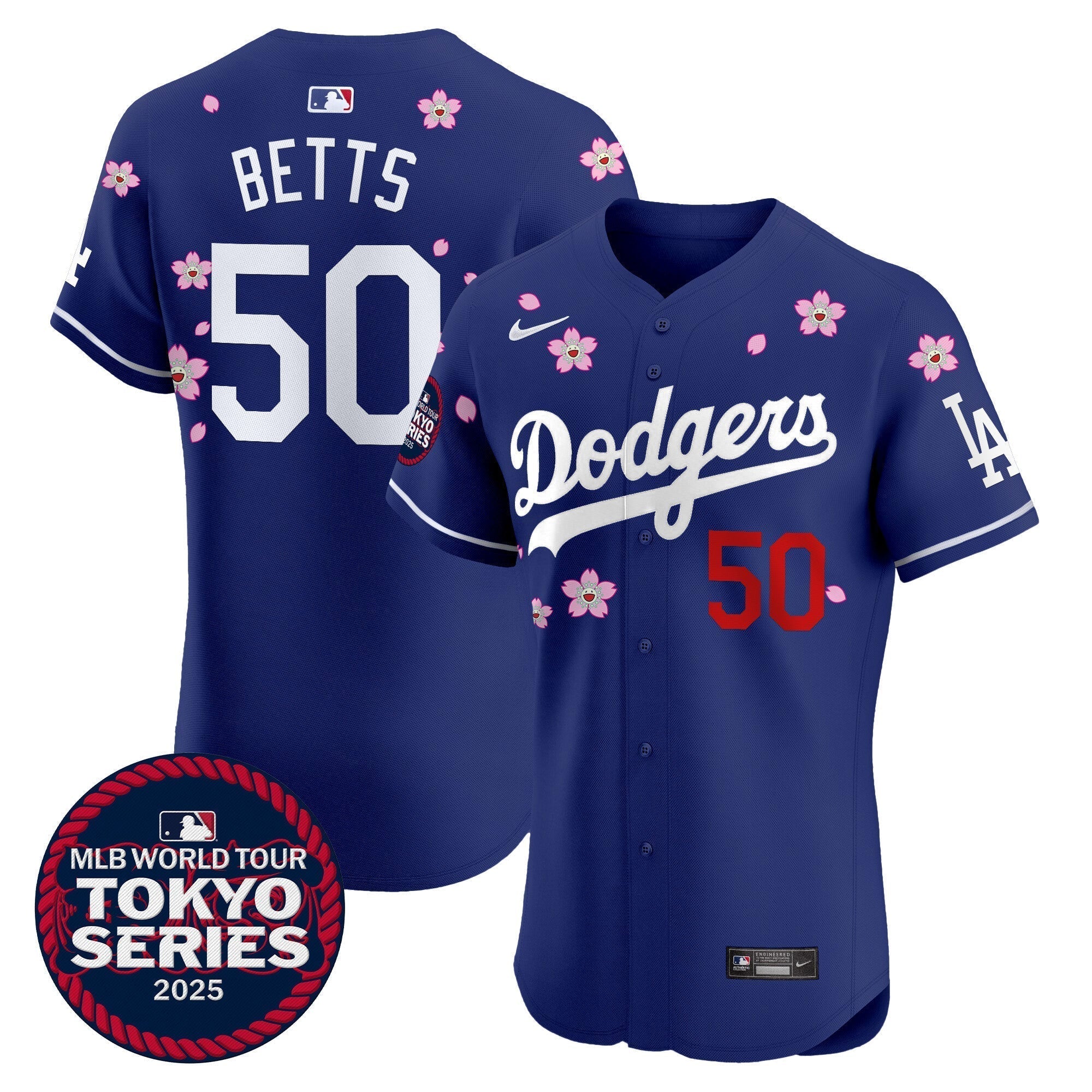 Dodgers Tokyo Series 2025 Vapor Premier Elite Jersey - Stitched