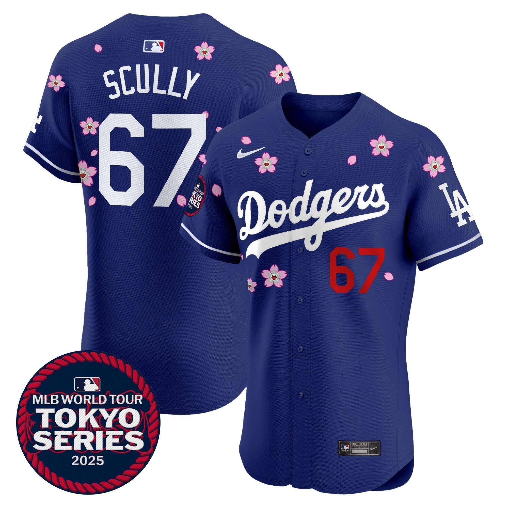 Dodgers Tokyo Series 2025 Vapor Premier Elite Jersey - Stitched