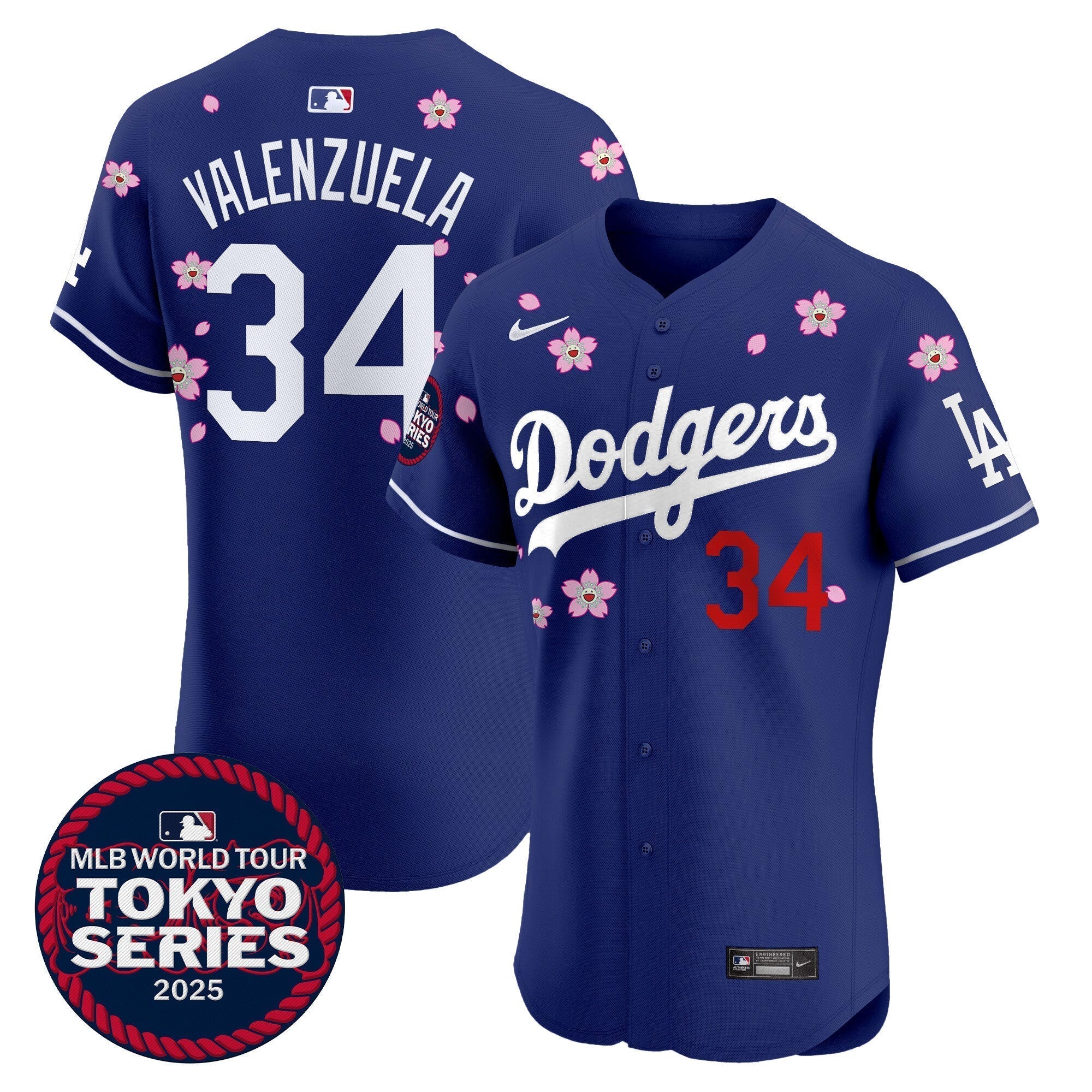 Dodgers Tokyo Series 2025 Vapor Premier Elite Jersey - Stitched