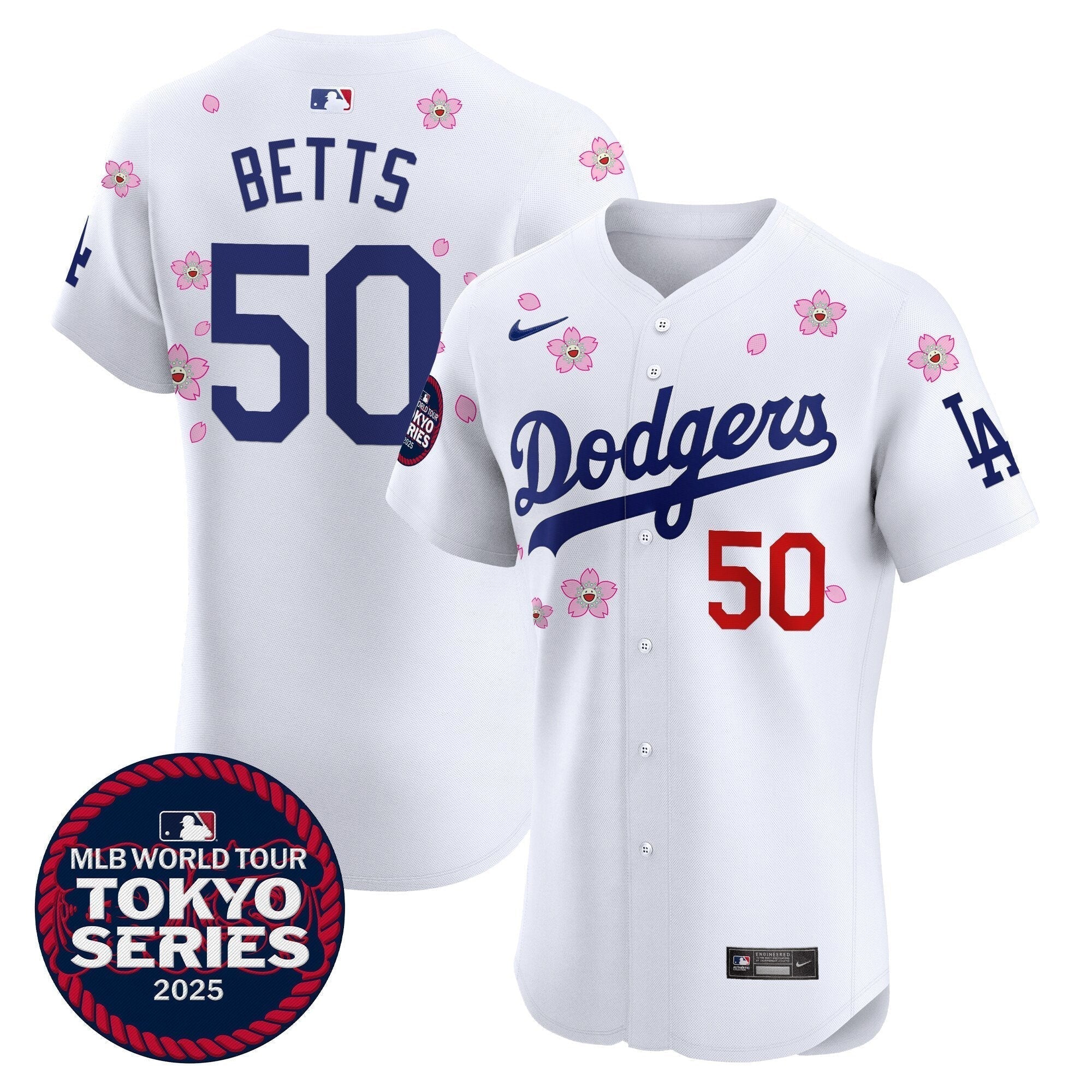 Dodgers Tokyo Series 2025 Vapor Premier Elite Jersey - Stitched