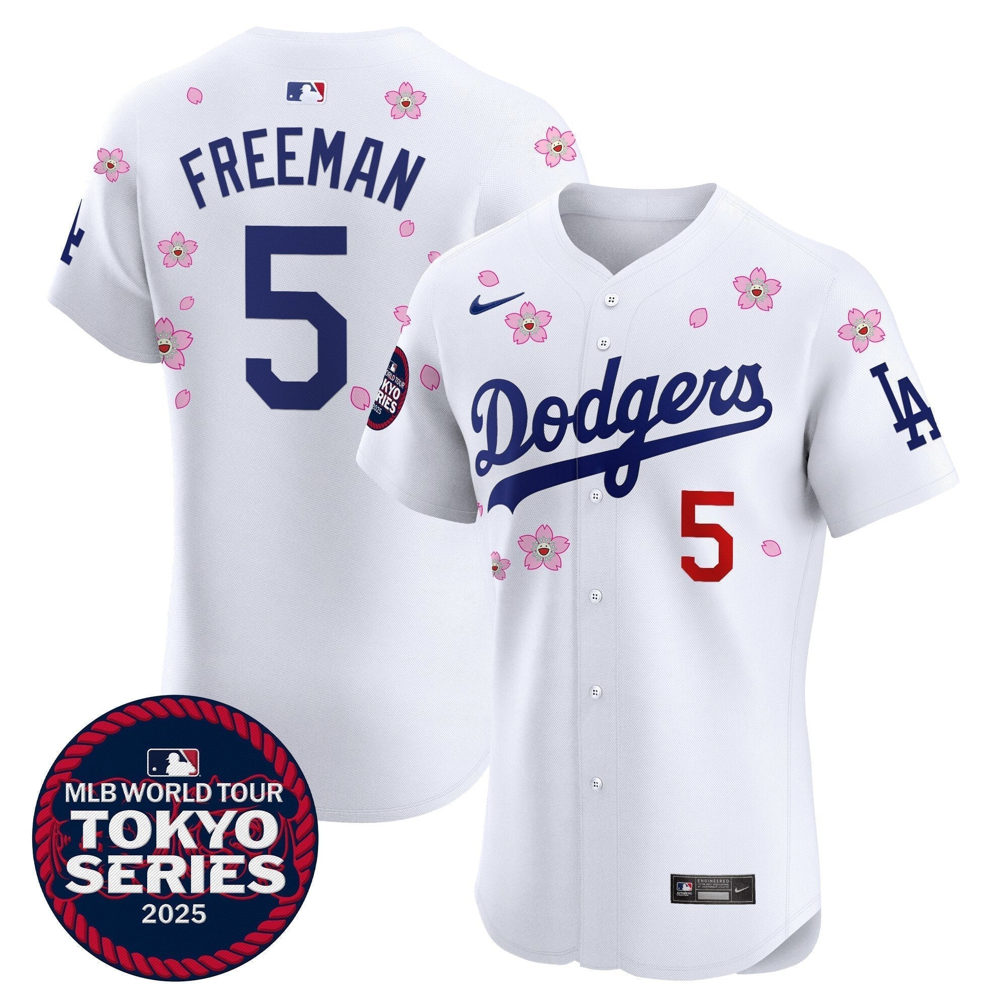 Dodgers Tokyo Series 2025 Vapor Premier Elite Jersey - Stitched