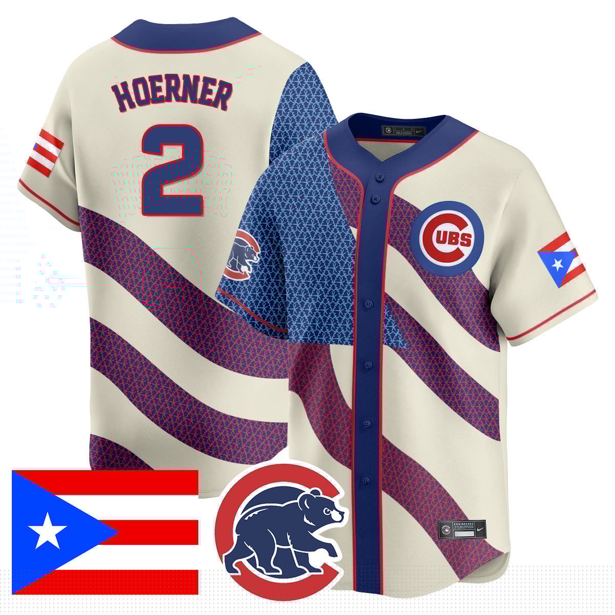 CHC Puerto Rican Heritage Jersey - All Stitched