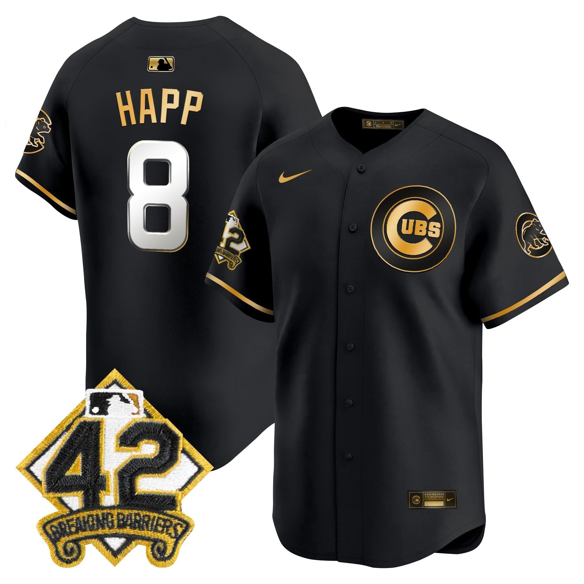 CHC 2025 Jackie Robinson Patch Vapor Premier Limited Jersey - All Stitched