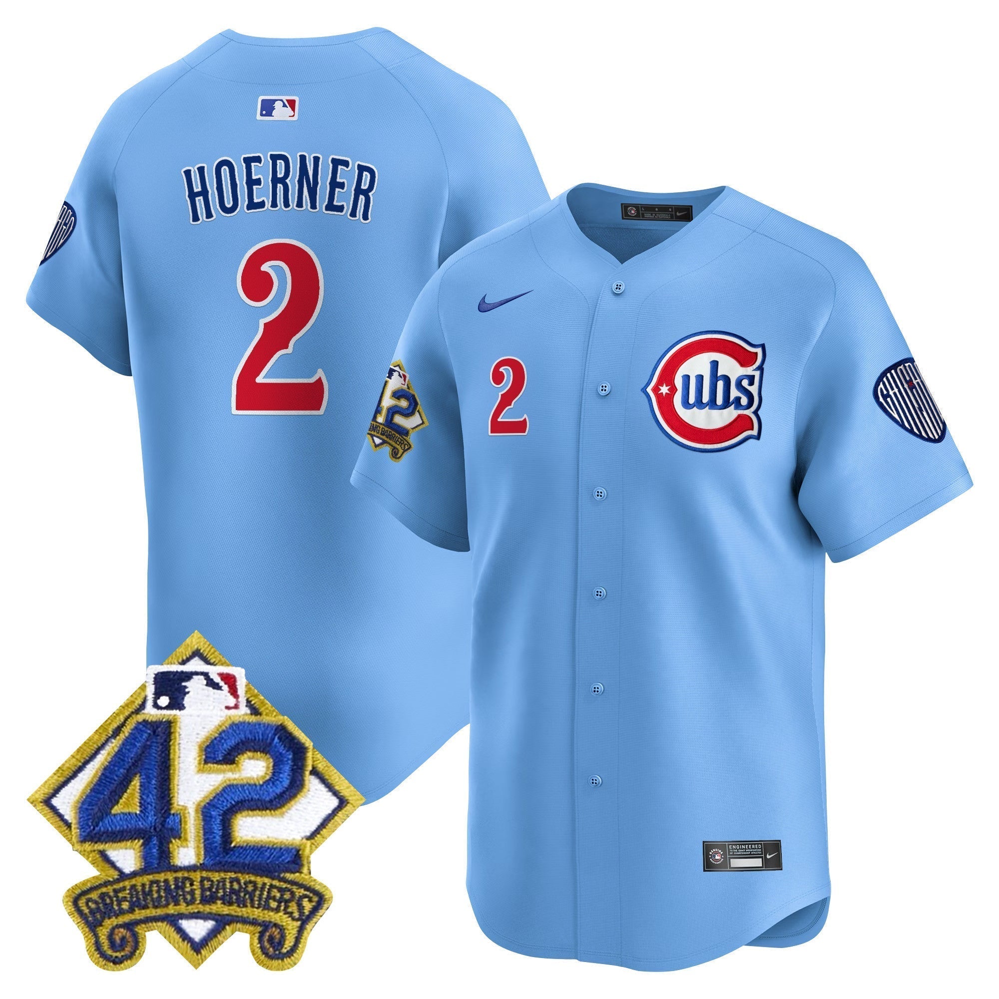 CHC 2025 Jackie Robinson Patch Vapor Premier Limited Jersey - Stitched