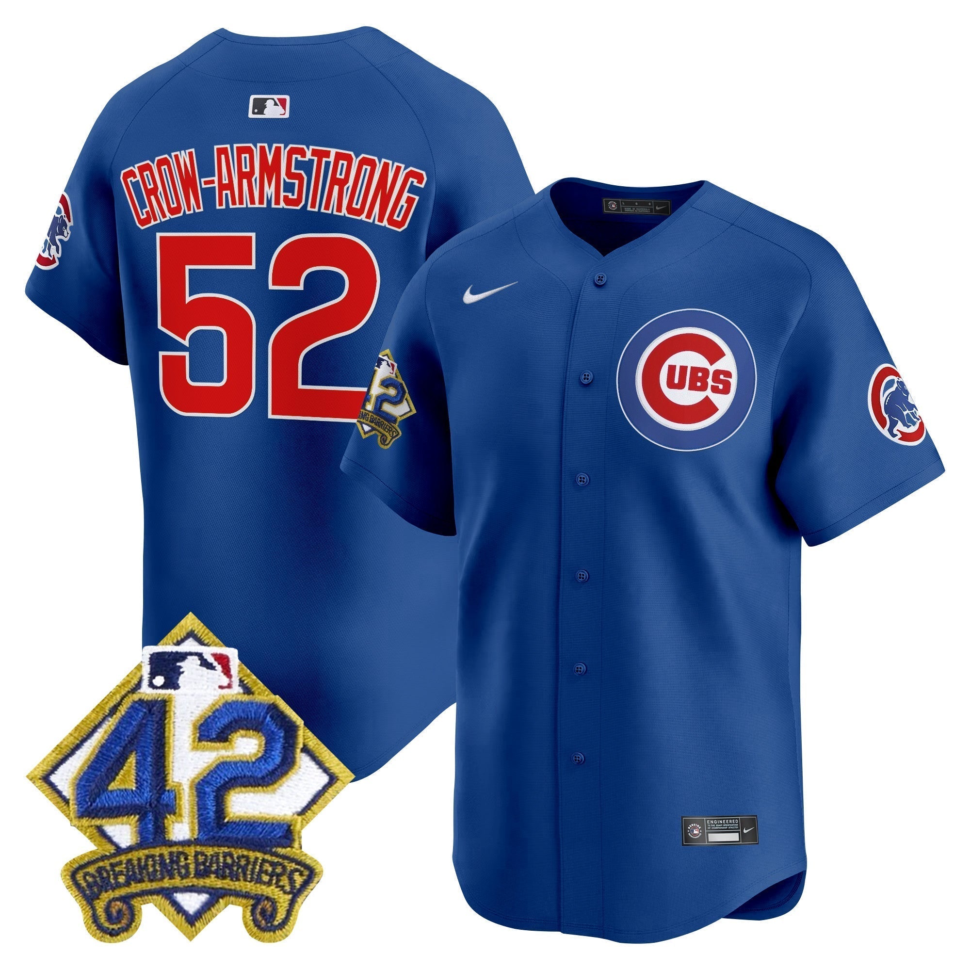 CHC 2025 Jackie Robinson Patch Vapor Premier Limited Jersey - All Stitched