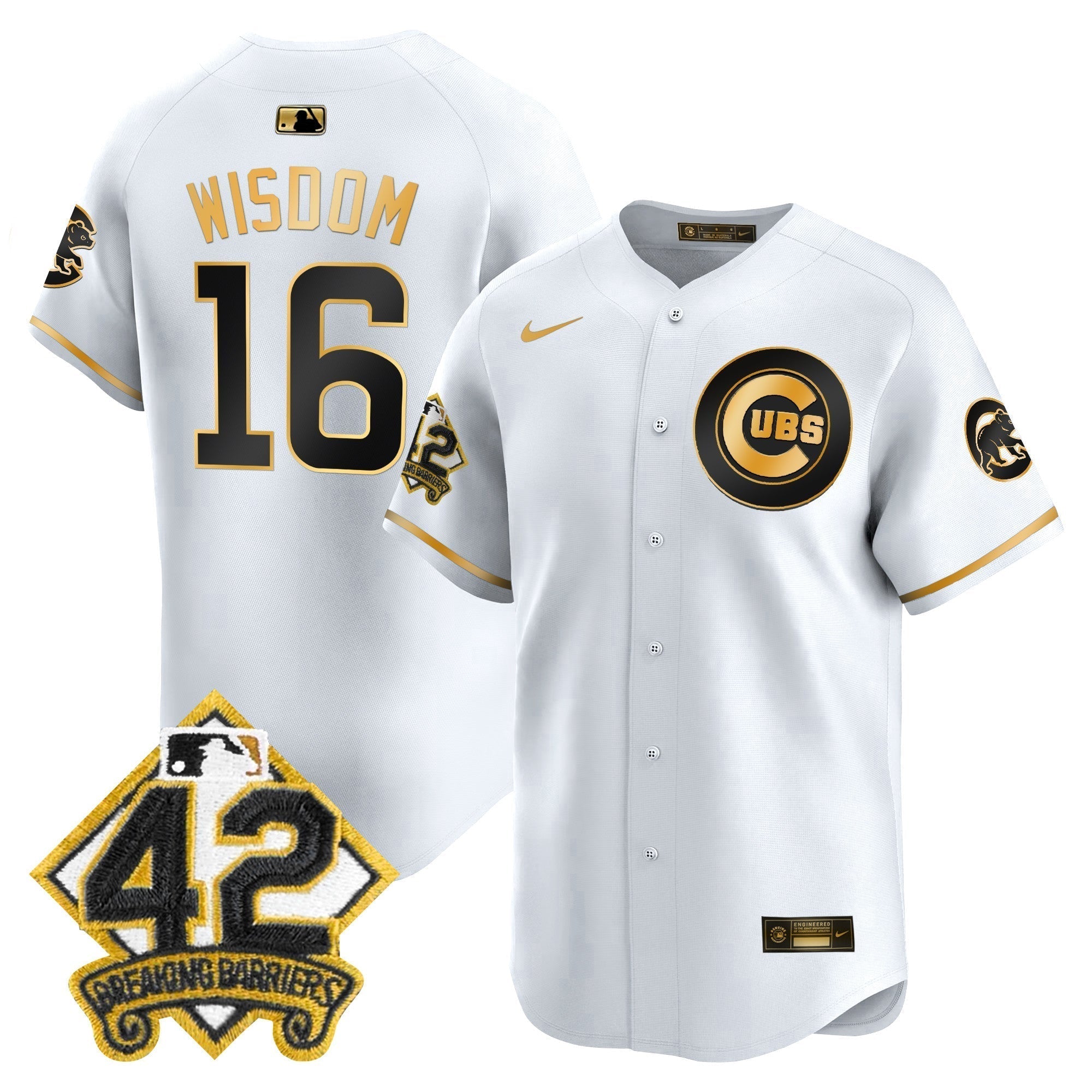 CHC 2025 Jackie Robinson Patch Vapor Premier Limited Jersey - Stitched