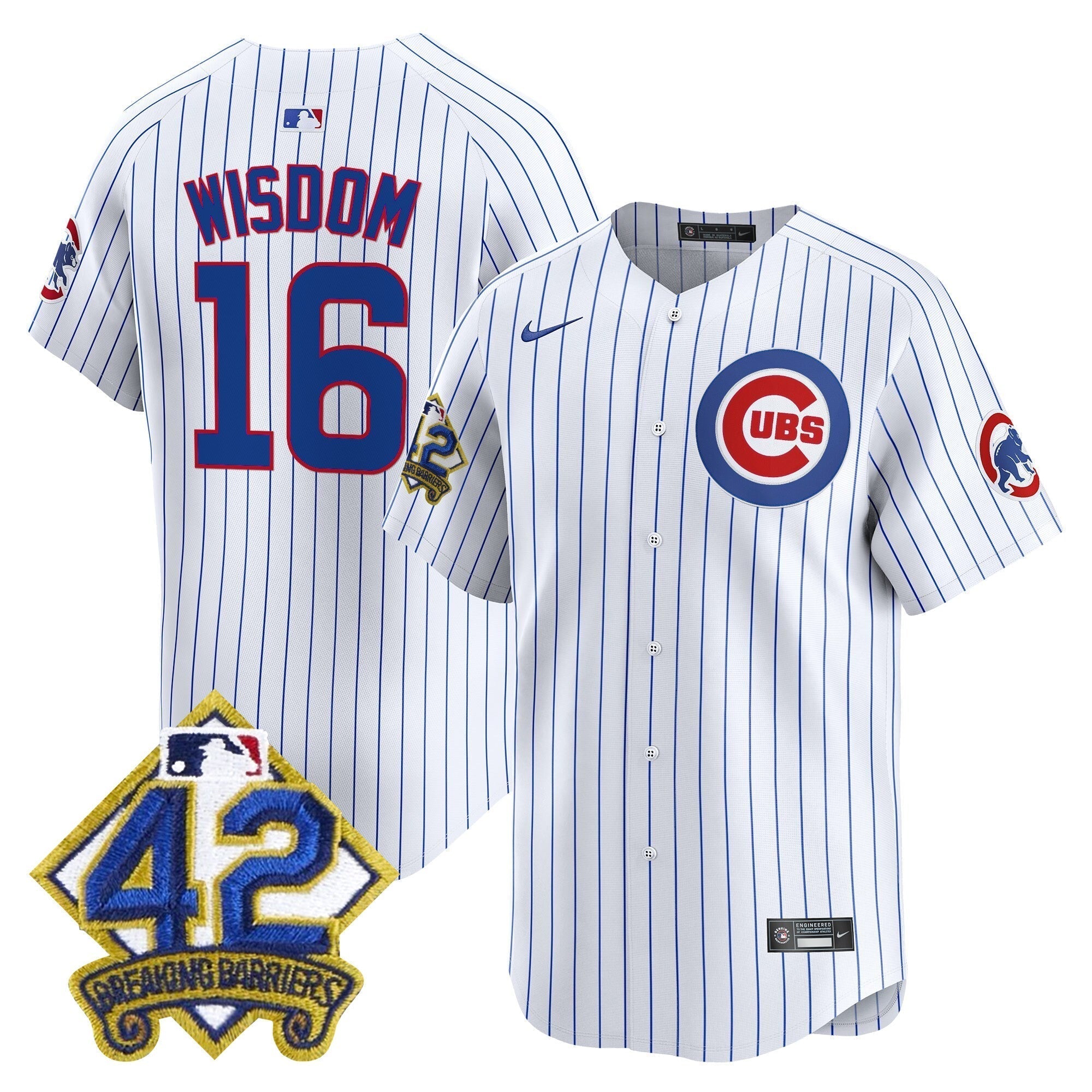 CHC 2025 Jackie Robinson Patch Vapor Premier Limited Jersey - Stitched