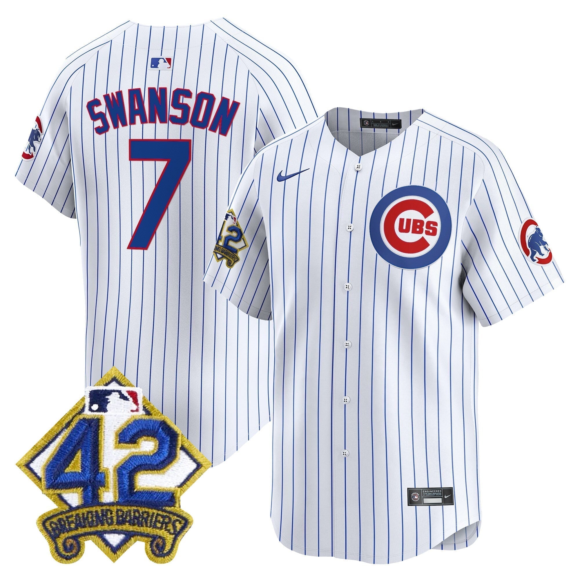 CHC 2025 Jackie Robinson Patch Vapor Premier Limited Jersey - Stitched