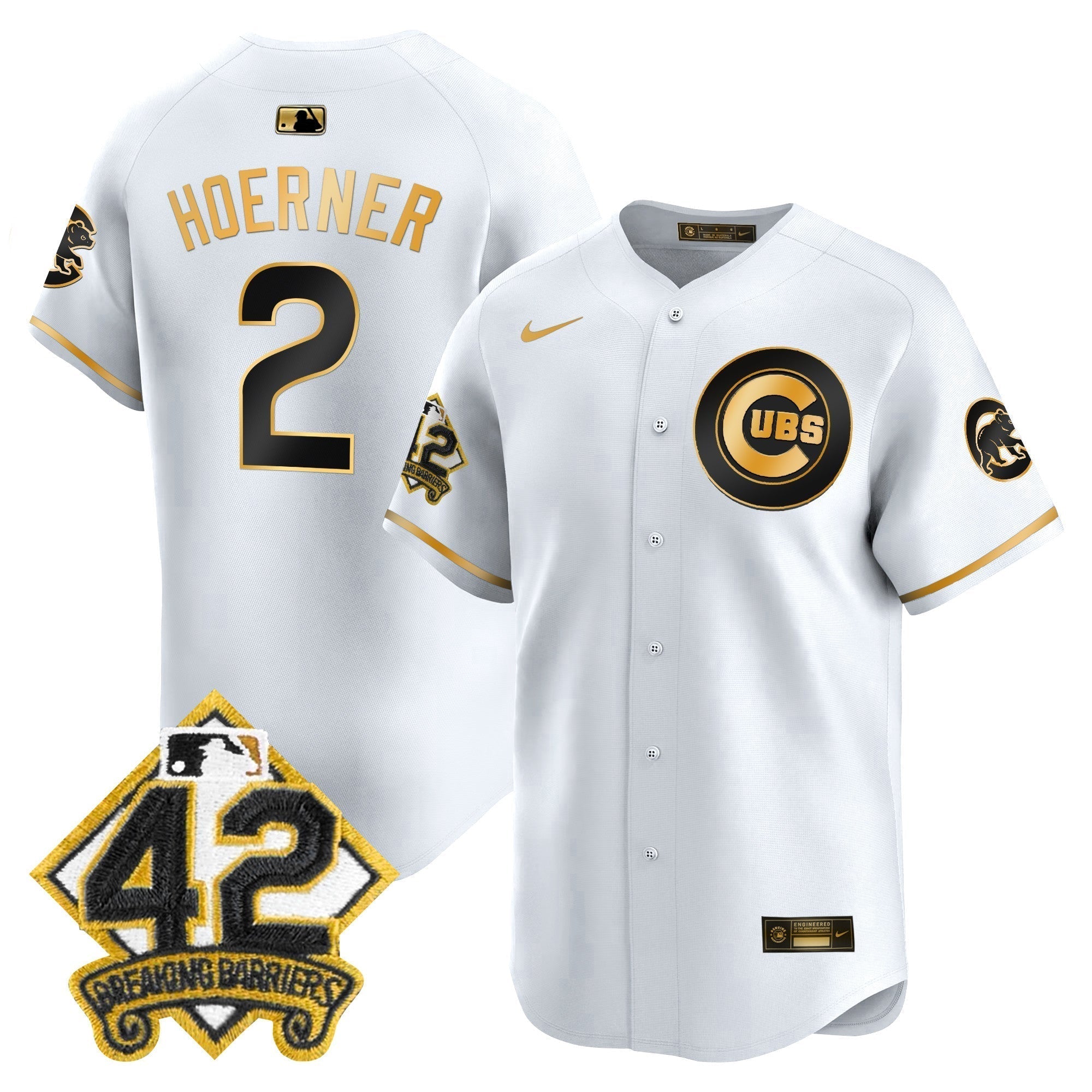CHC 2025 Jackie Robinson Patch Vapor Premier Limited Jersey - All Stitched