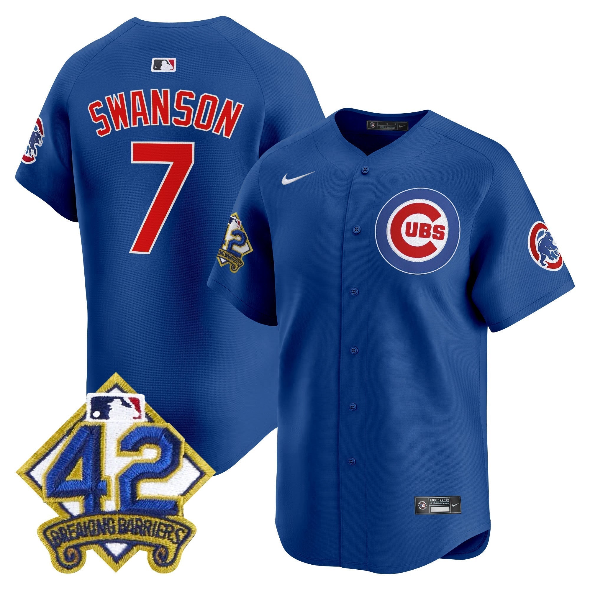 CHC 2025 Jackie Robinson Patch Vapor Premier Limited Jersey - All Stitched