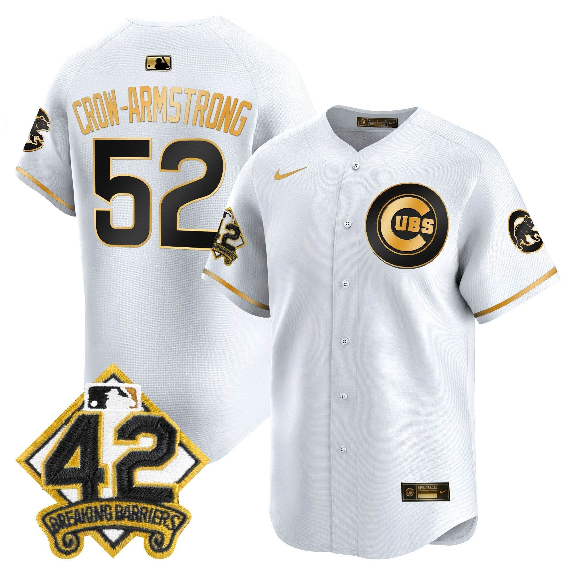CHC 2025 Jackie Robinson Patch Vapor Premier Limited Jersey - All Stitched