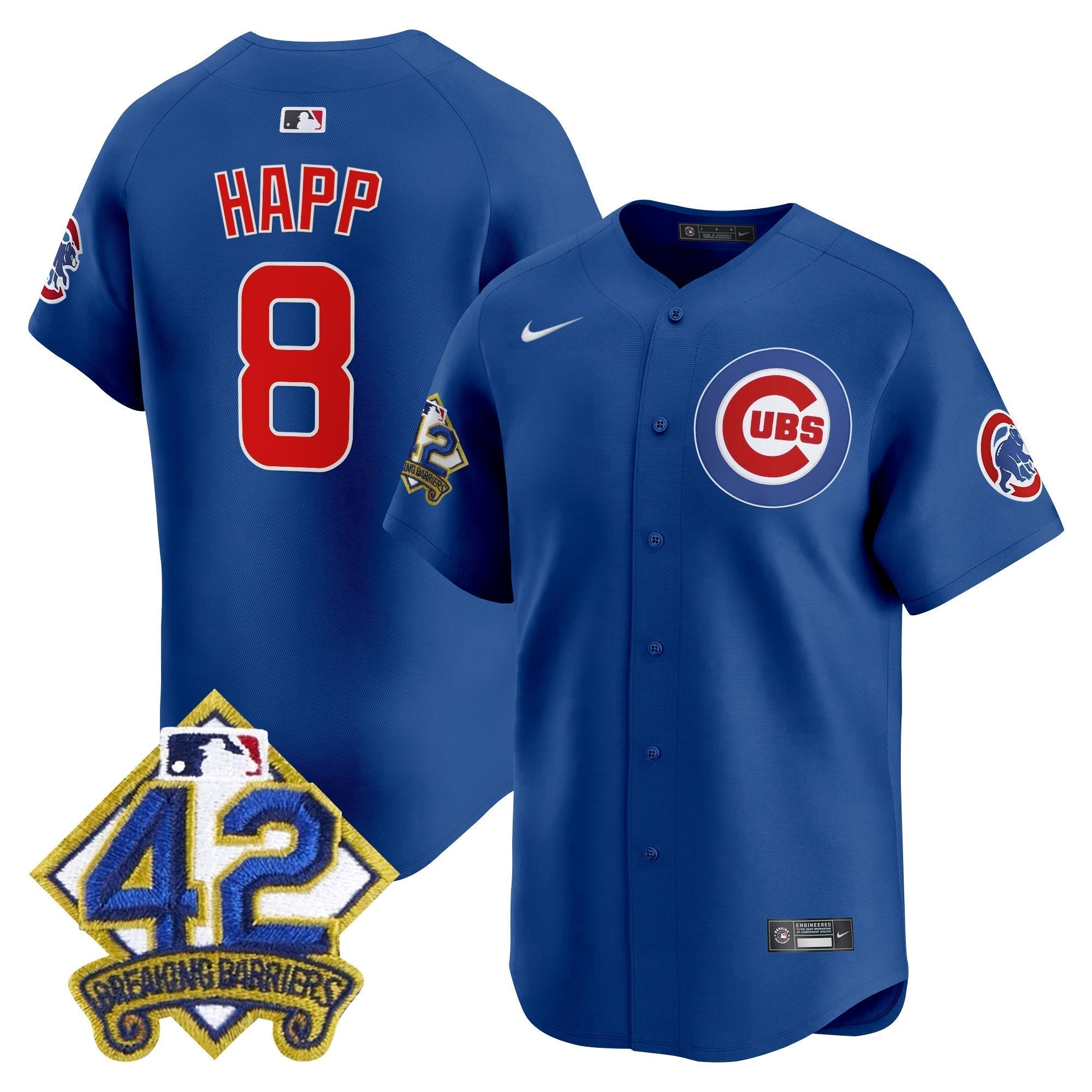 CHC 2025 Jackie Robinson Patch Vapor Premier Limited Jersey - All Stitched
