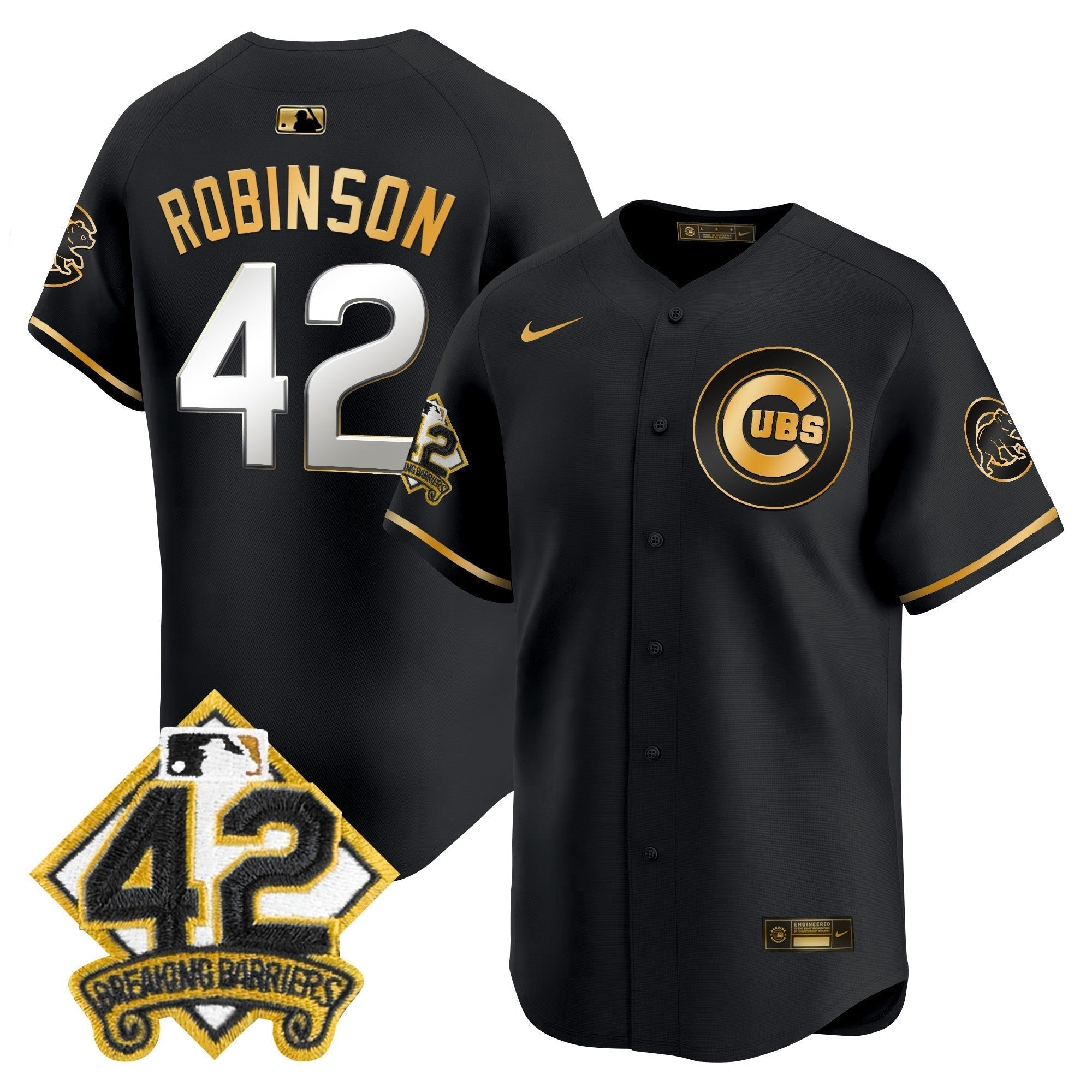 CHC 2025 Jackie Robinson Patch Vapor Premier Limited Jersey - All Stitched