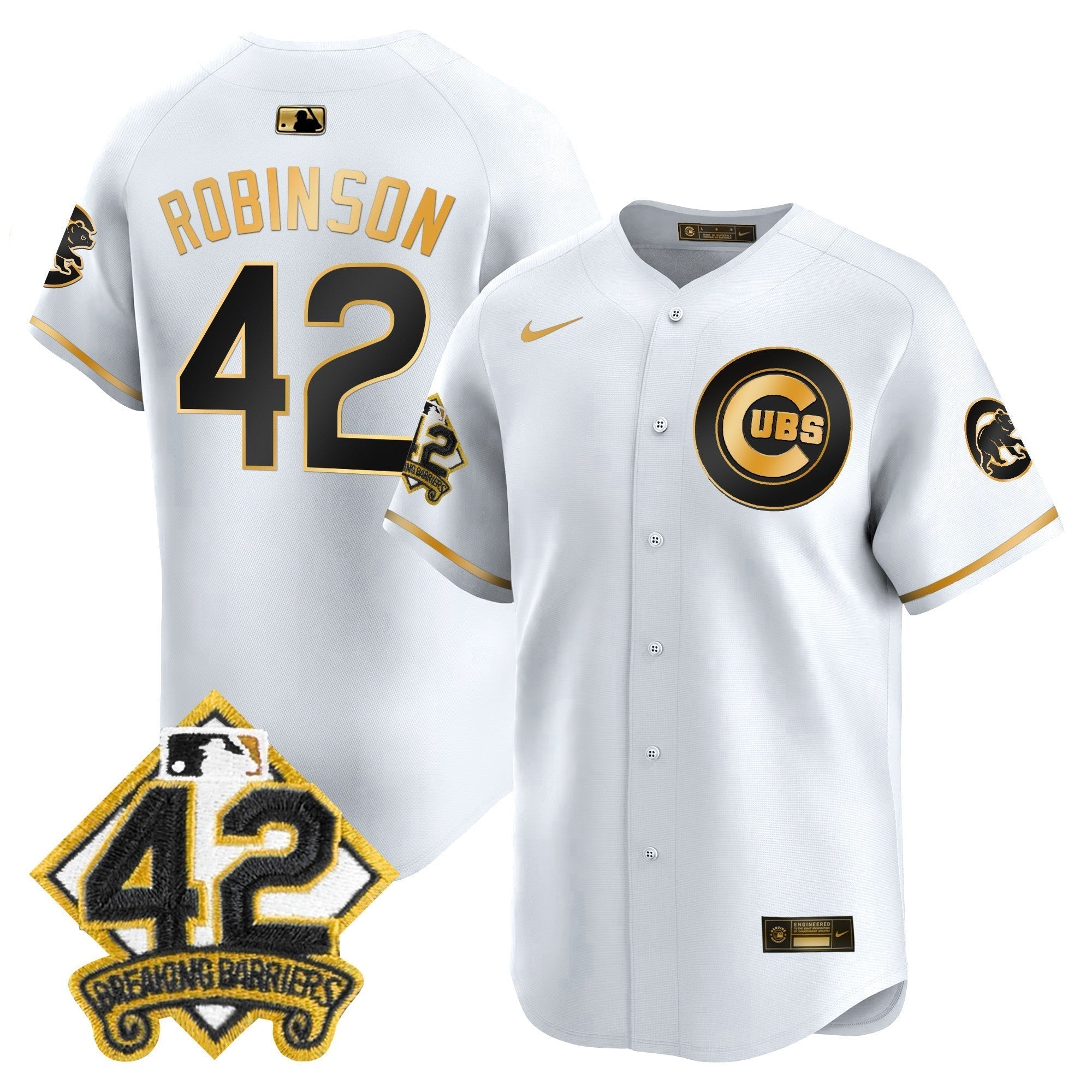 CHC 2025 Jackie Robinson Patch Vapor Premier Limited Jersey - All Stitched