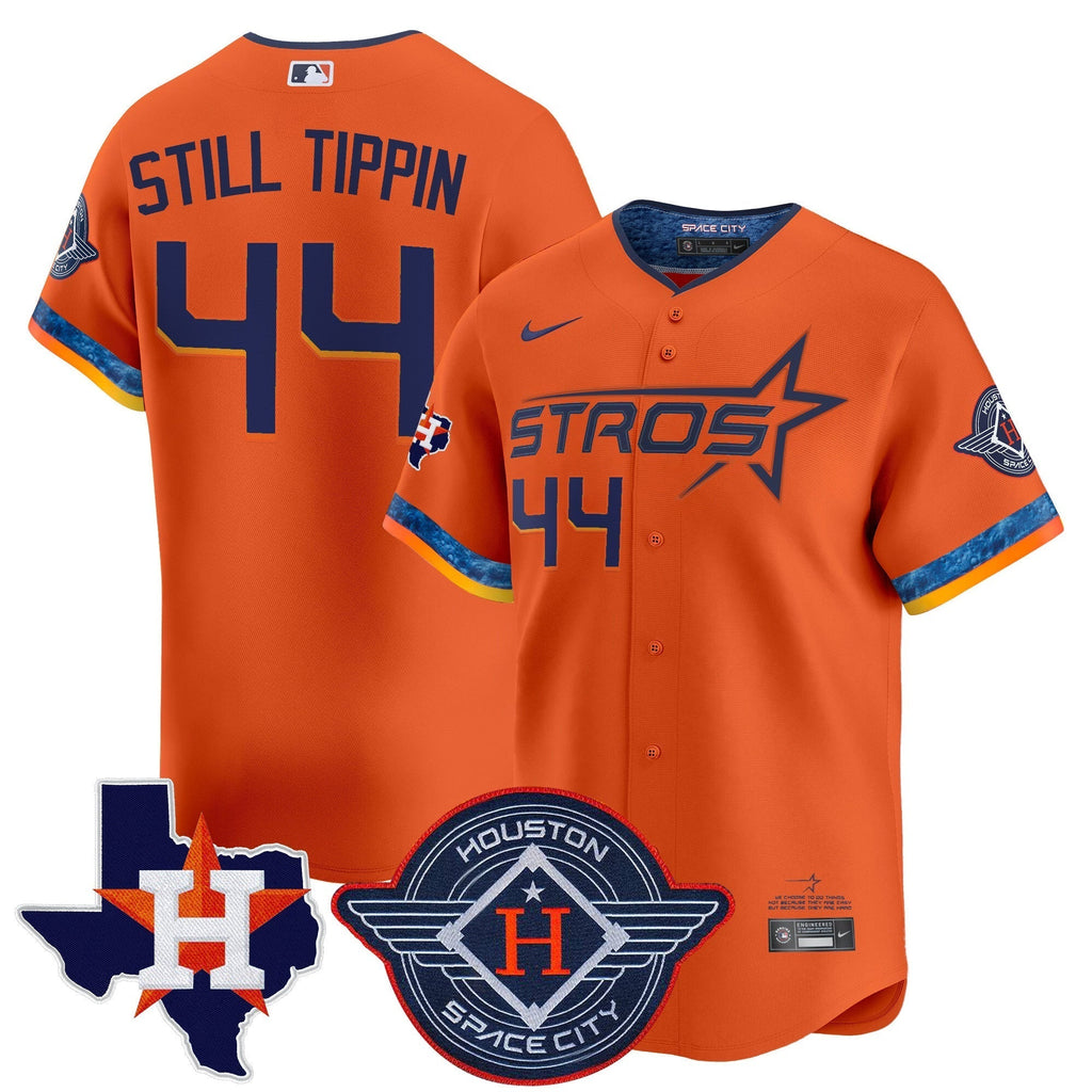HOU 2025 City Connect Texas Patch Vapor Premier Limited Jersey - Stitched