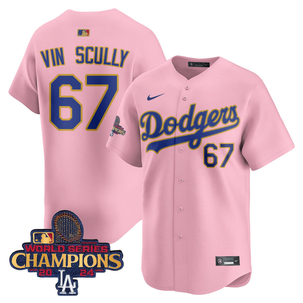 LAD Gold 2025 Jersey - Stitched