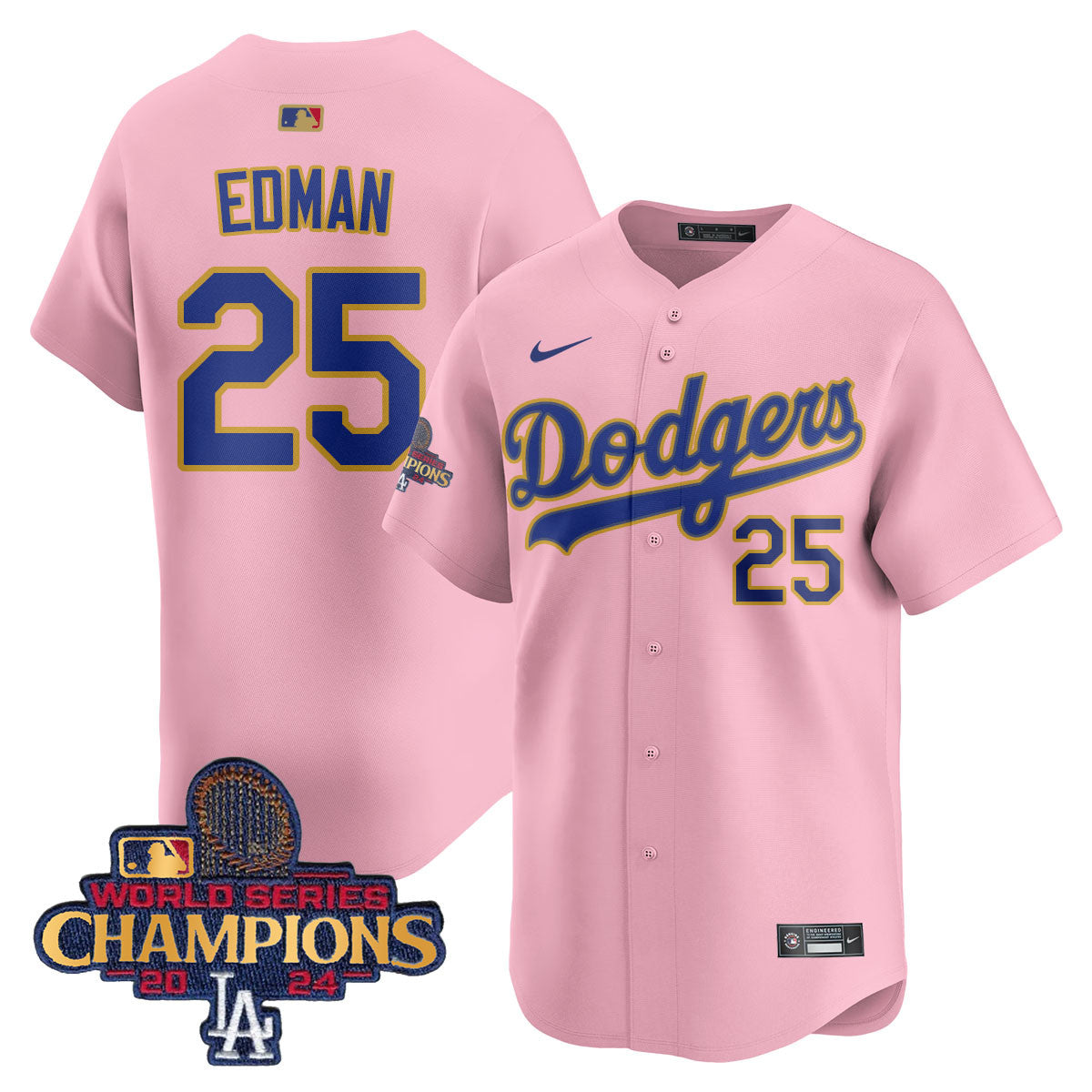 LAD Gold 2025 Jersey - Stitched
