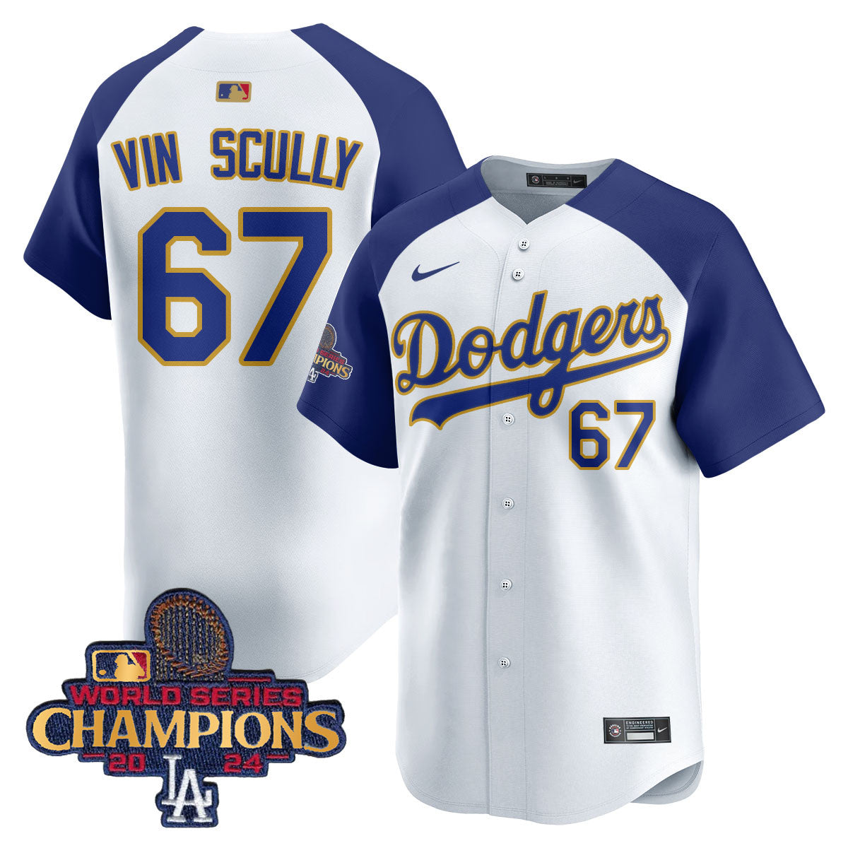 LAD Gold 2025 Jersey - Stitched