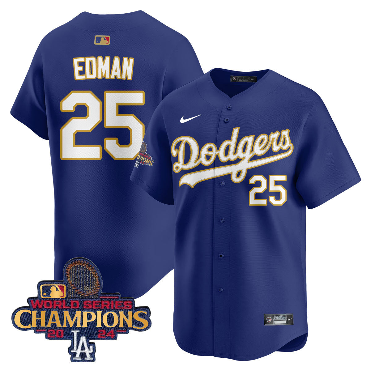LAD Gold 2025 Jersey - Stitched