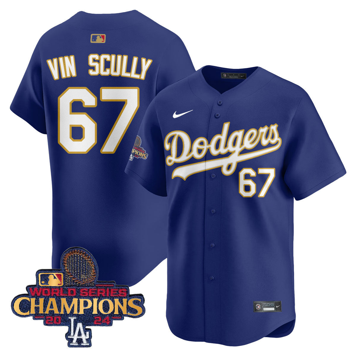 LAD Gold 2025 Jersey - Stitched