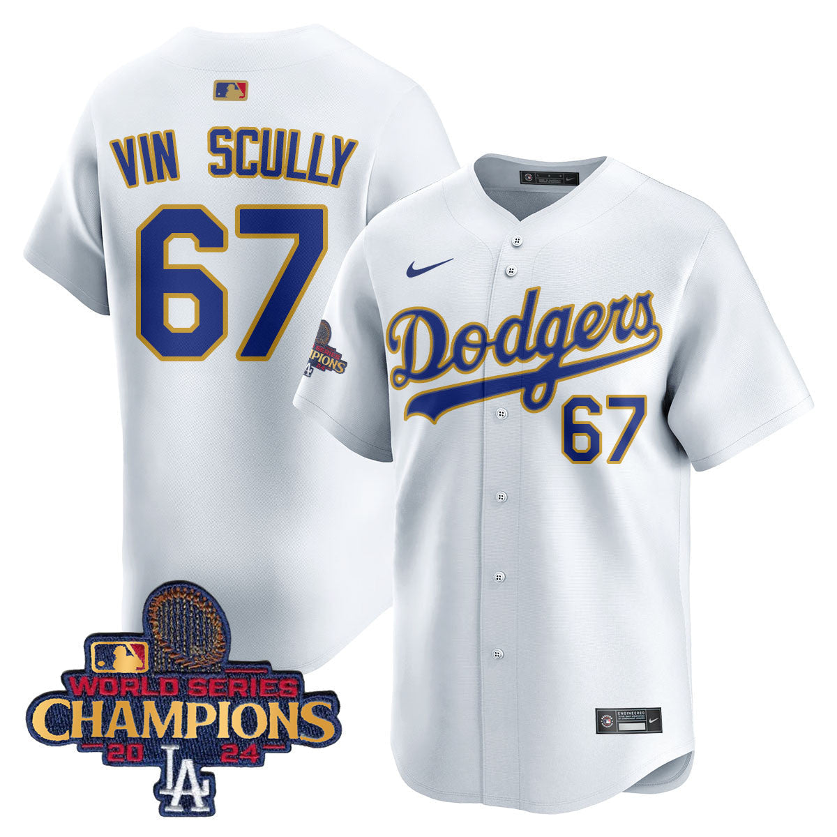 LAD Gold 2025 Jersey - Stitched