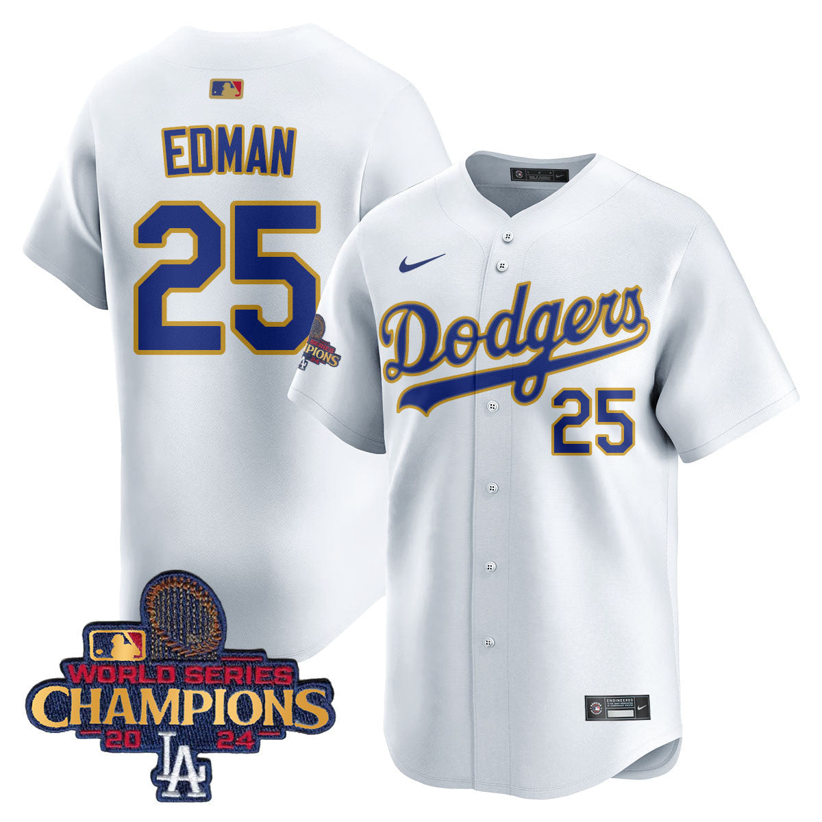 LAD Gold 2025 Jersey - Stitched