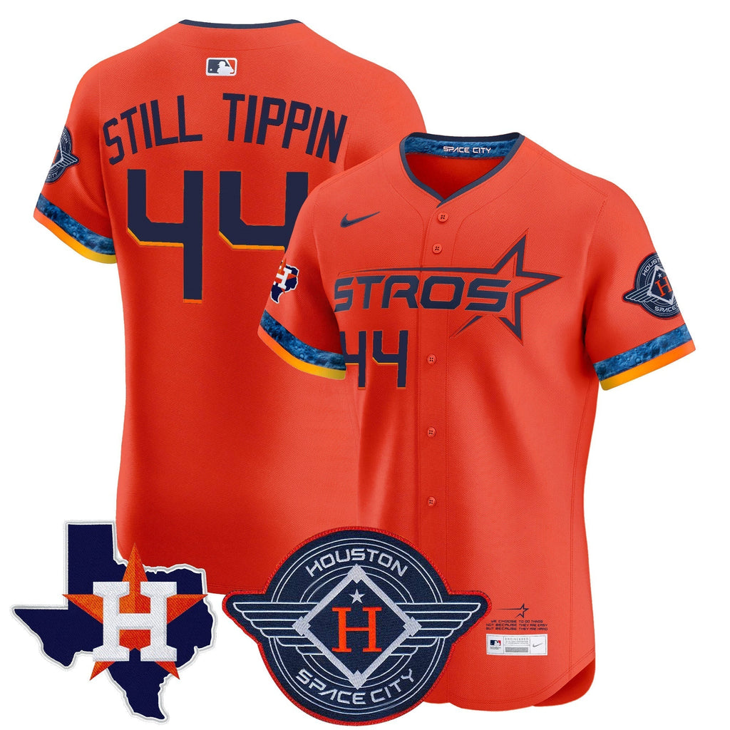 HOU 2025 City Connect Texas Patch Vapor Premier Elite Jersey - Stitched
