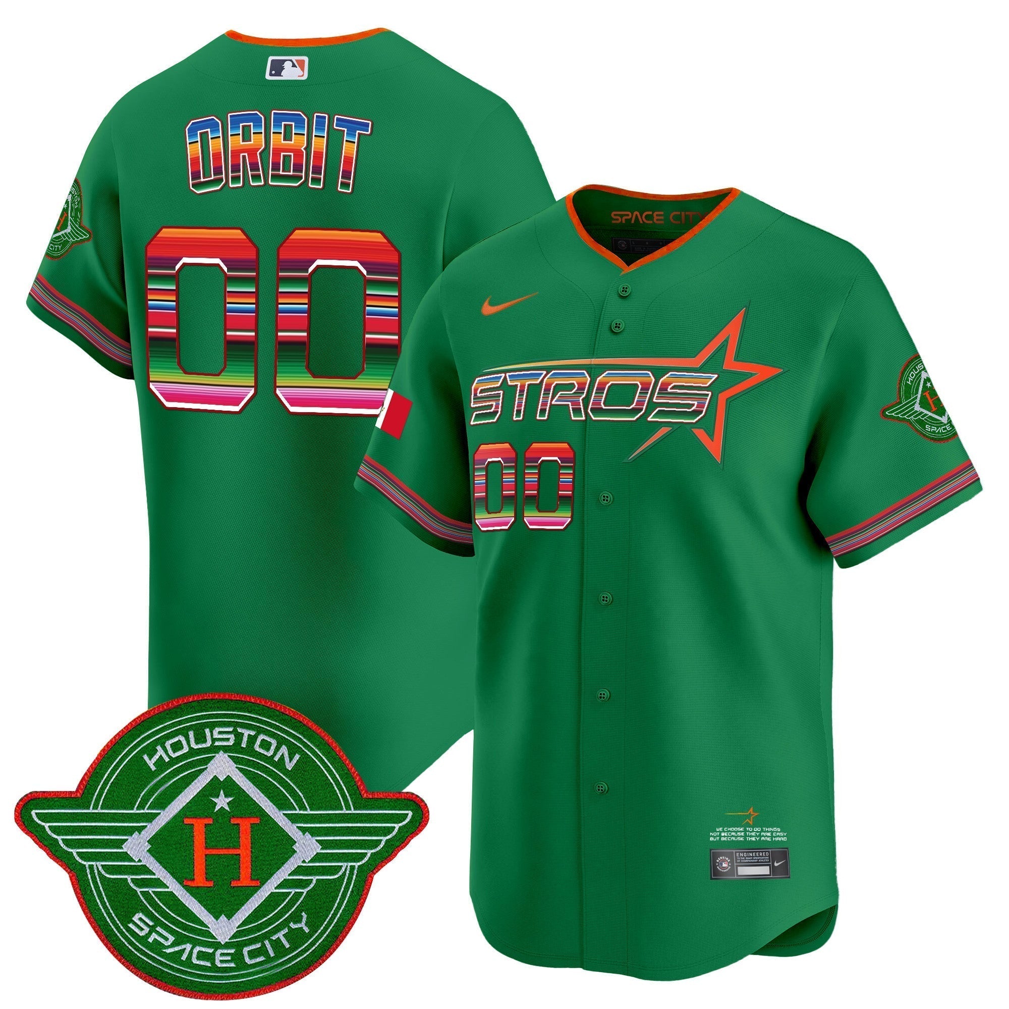 Astros 2025 City Connect Mexico Vapor Premier Limited Jersey - Stitched