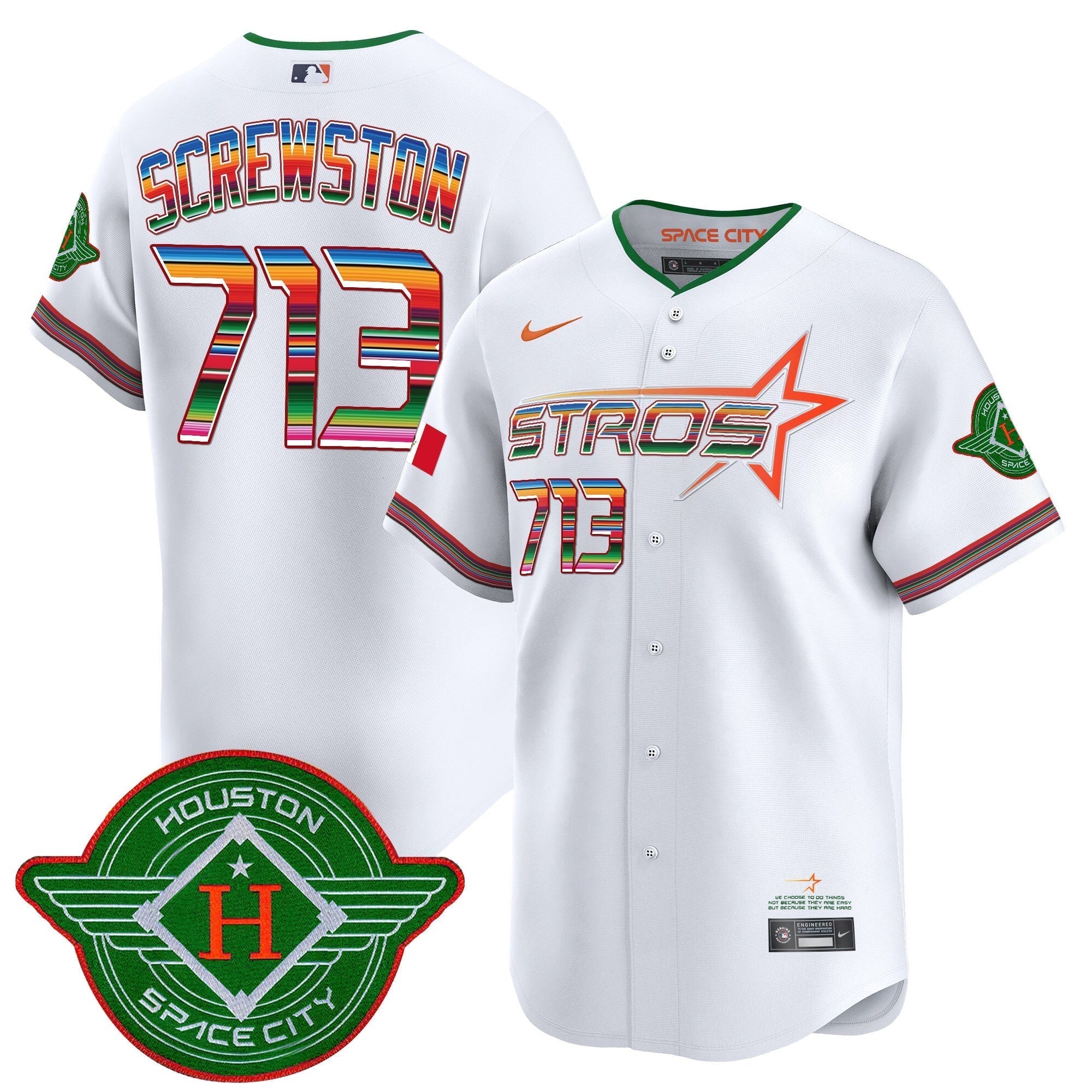 Astros 2025 City Connect Mexico Vapor Premier Limited Jersey - Stitched