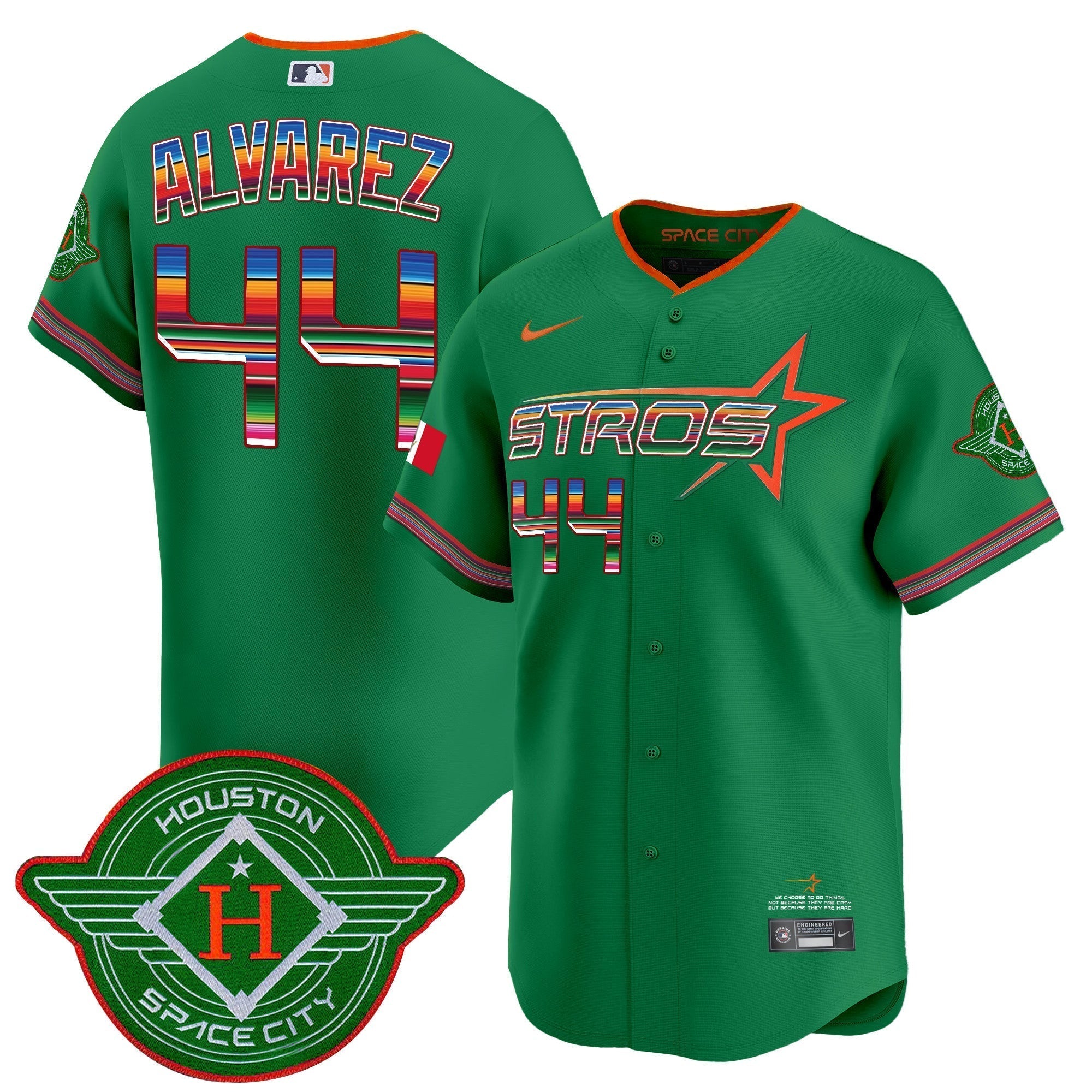 Astros 2025 City Connect Mexico Vapor Premier Limited Jersey - Stitched