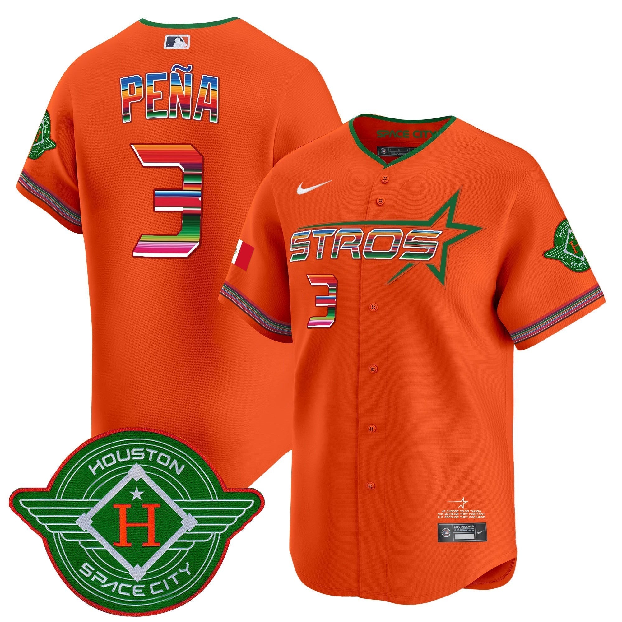 Astros 2025 City Connect Mexico Vapor Premier Limited Jersey - Stitched