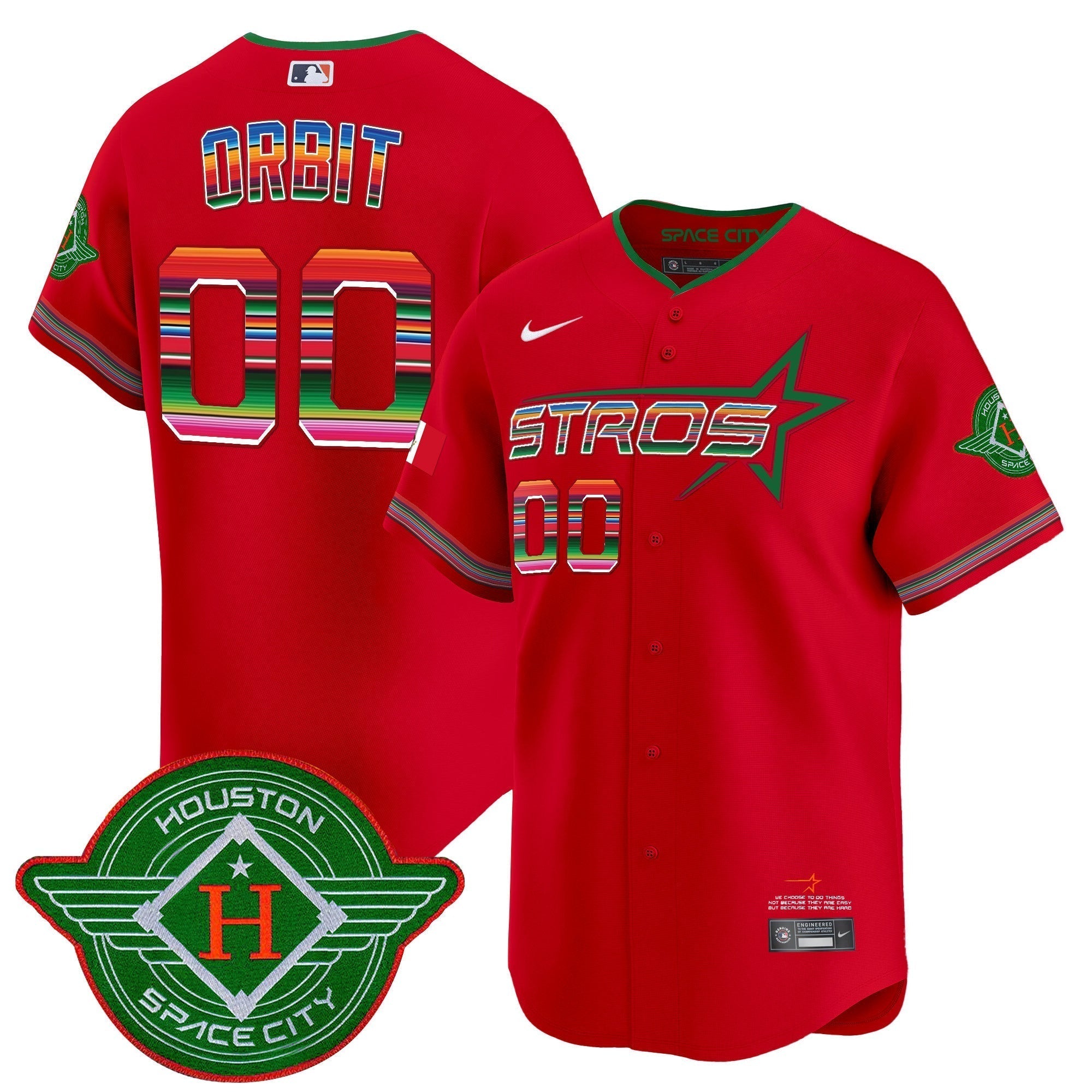 Astros 2025 City Connect Mexico Vapor Premier Limited Jersey - Stitched