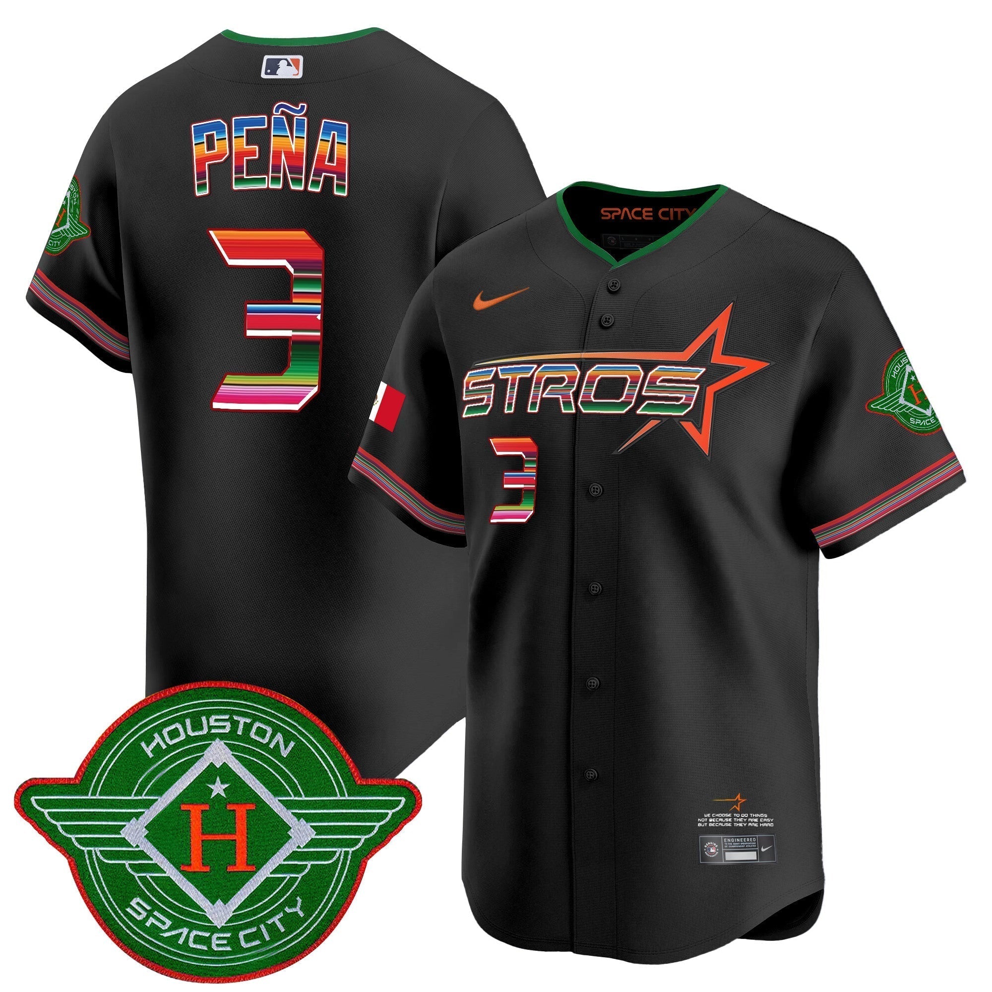 Astros 2025 City Connect Mexico Vapor Premier Limited Jersey - Stitched
