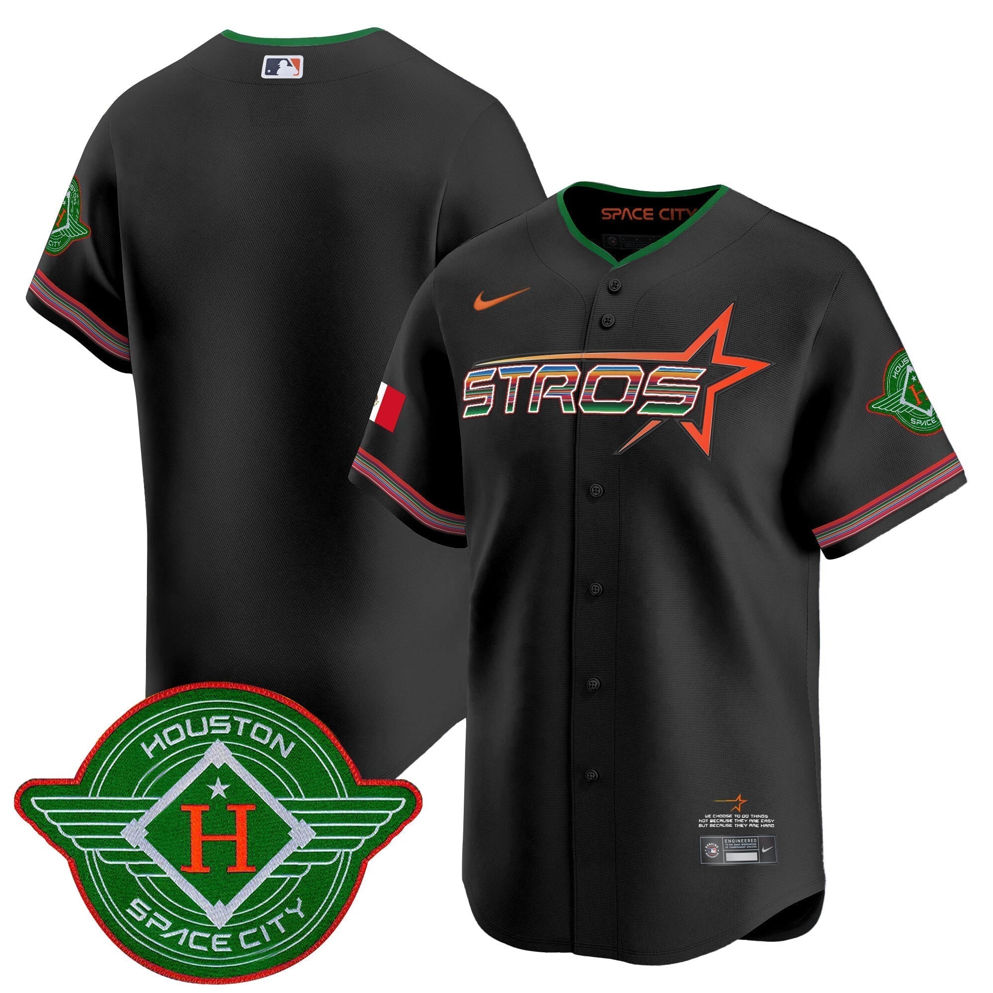 Astros 2025 City Connect Mexico Vapor Premier Limited Jersey - Stitched