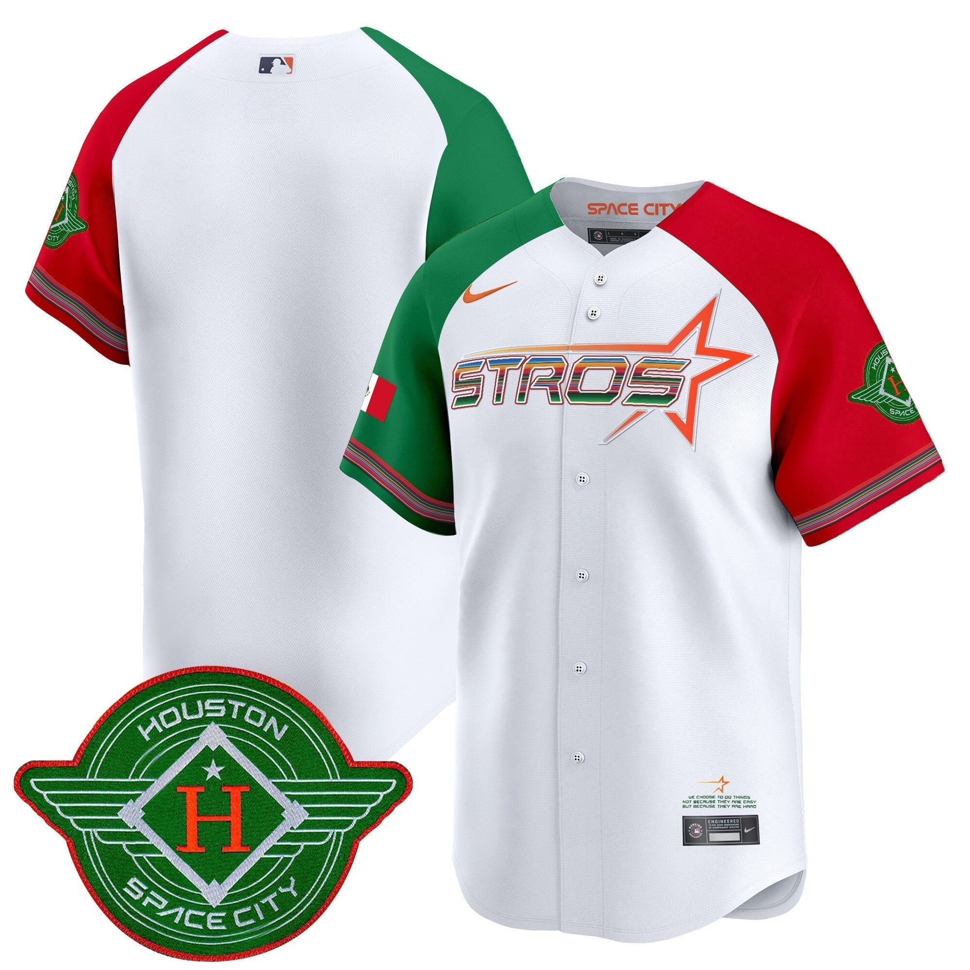 Astros 2025 City Connect Mexico Vapor Premier Limited Jersey - Stitched