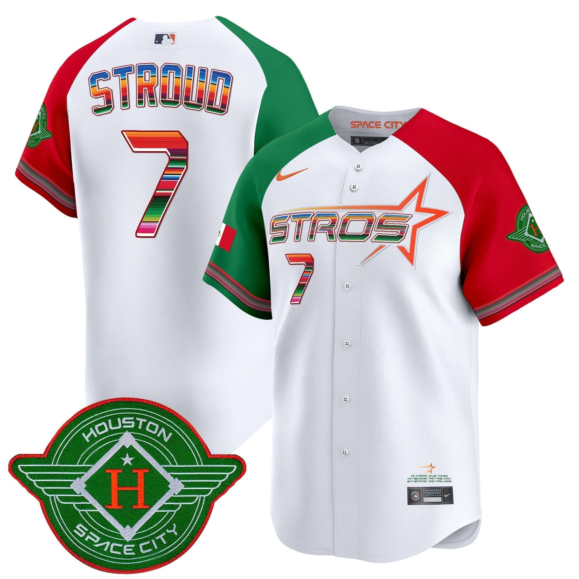Astros 2025 City Connect Mexico Vapor Premier Limited Jersey - Stitched