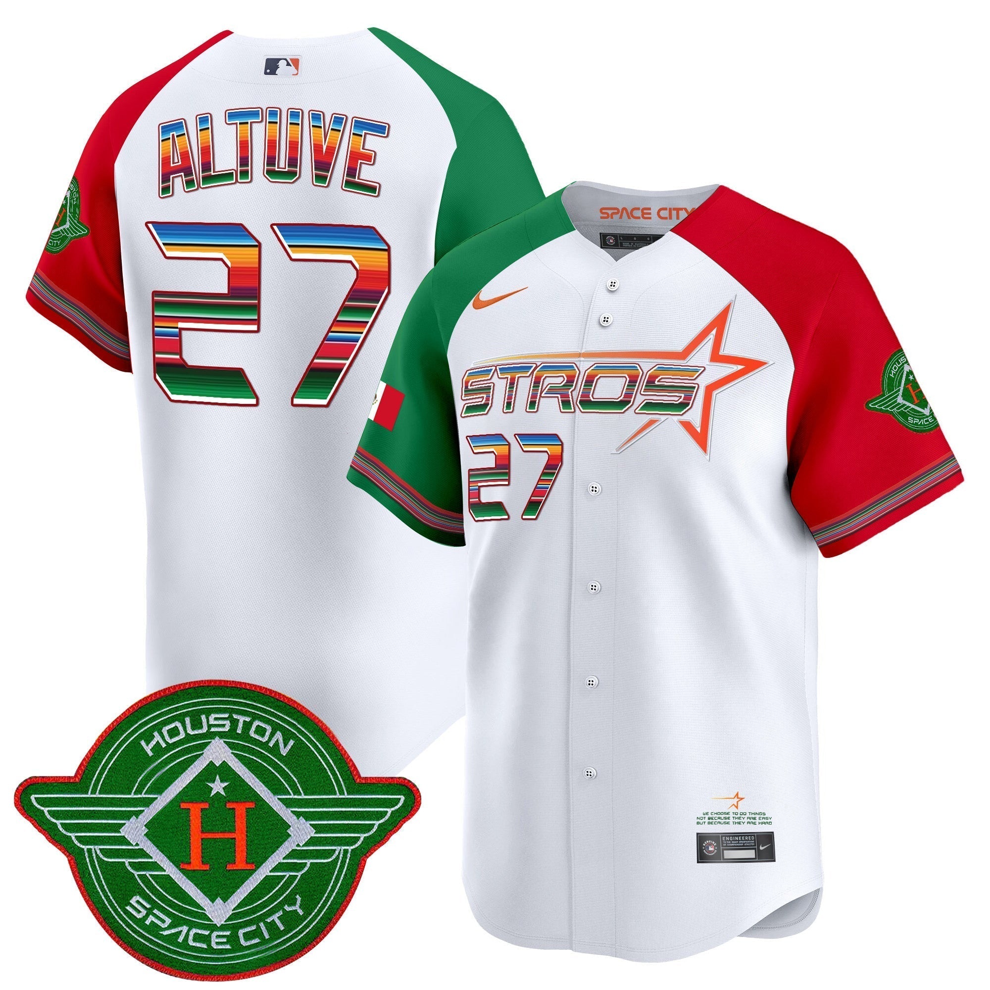 Astros 2025 City Connect Mexico Vapor Premier Limited Jersey - Stitched