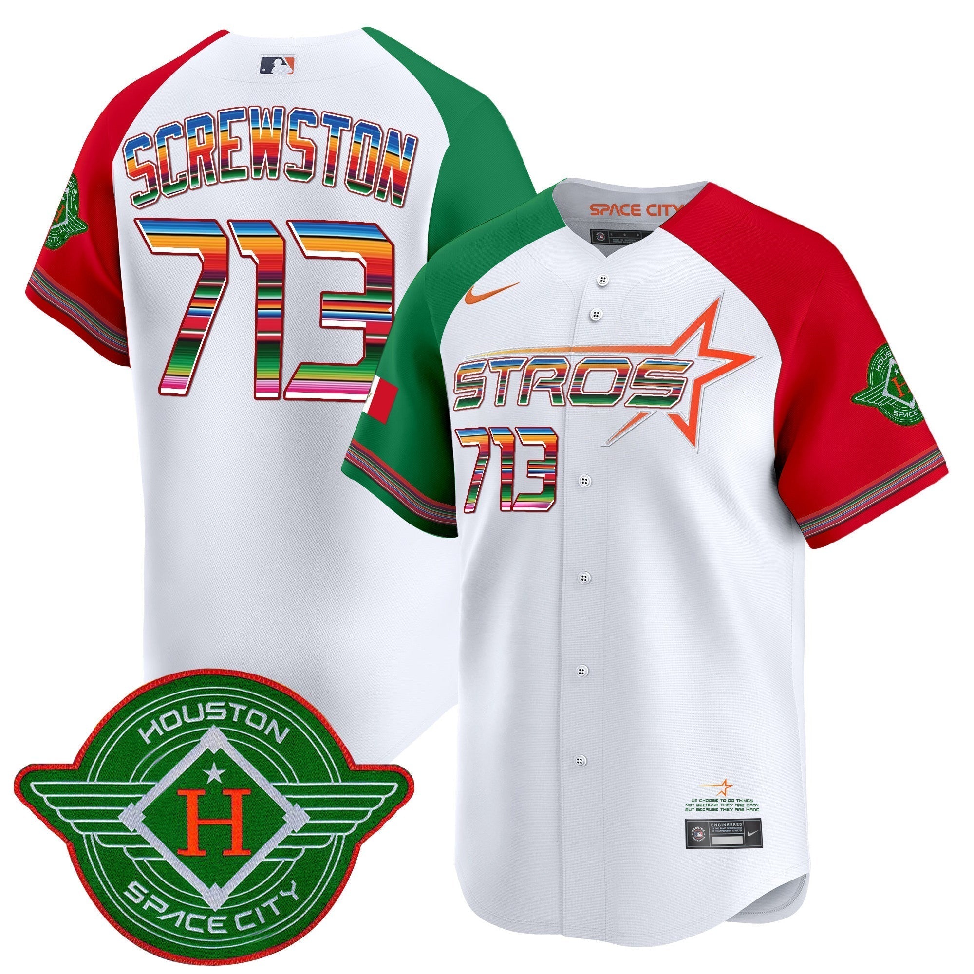 Astros 2025 City Connect Mexico Vapor Premier Limited Jersey - Stitched