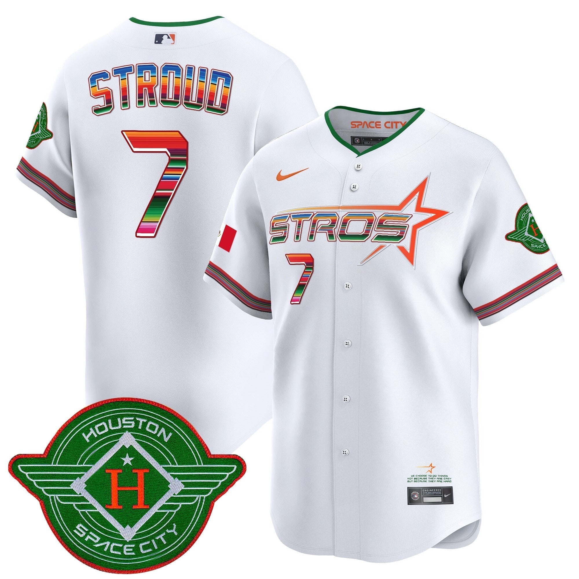 Astros 2025 City Connect Mexico Vapor Premier Limited Jersey - Stitched