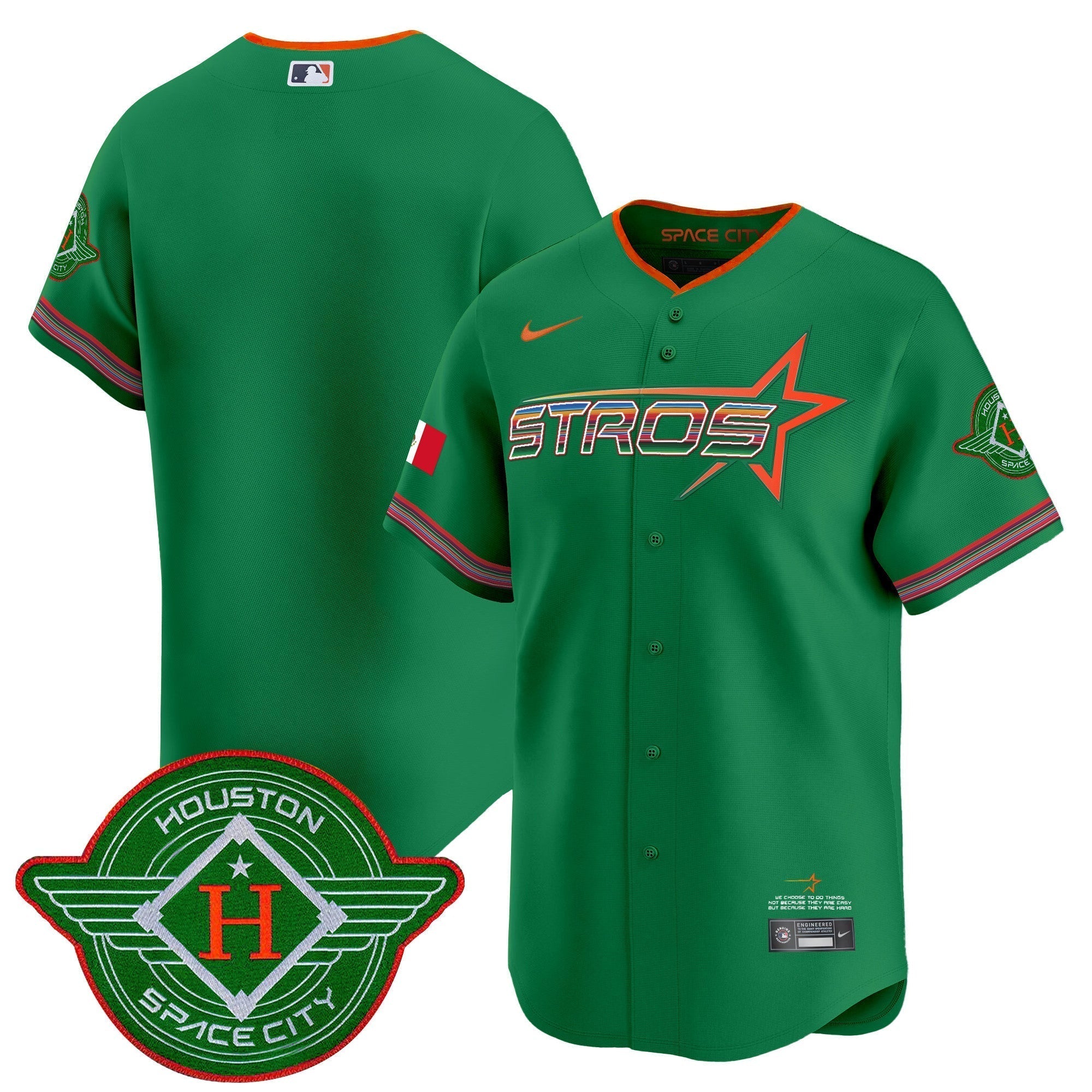 Astros 2025 City Connect Mexico Vapor Premier Limited Jersey - Stitched