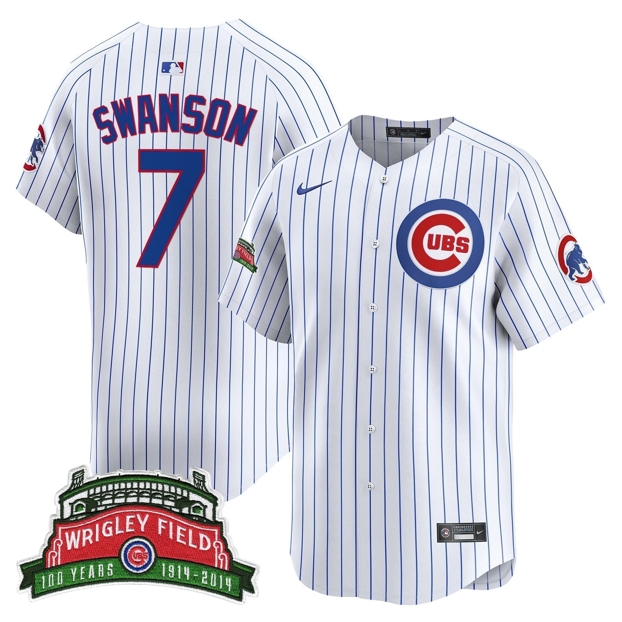 CHC Wrigley Field Style Vapor Premier Limited Jersey - All Stitched