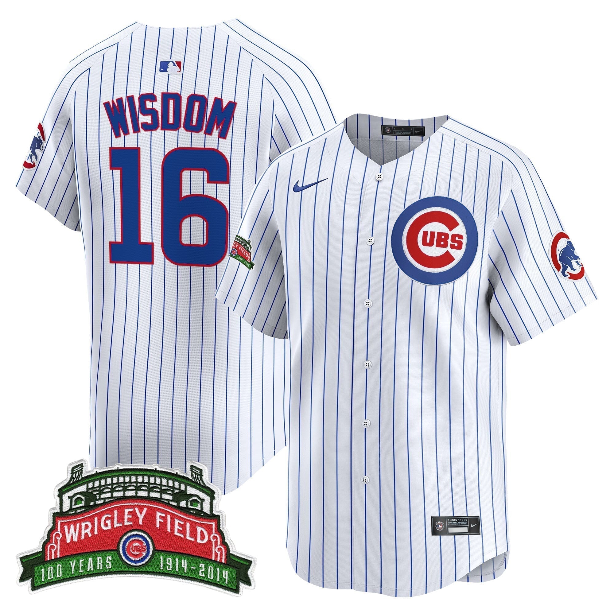 CHC Wrigley Field Style Vapor Premier Limited Jersey - All Stitched