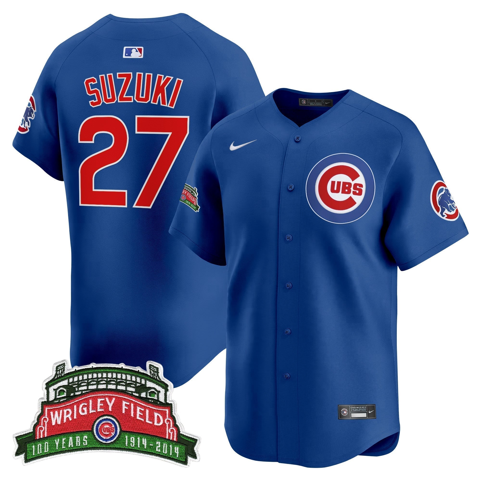 CHC Wrigley Field Style Vapor Premier Limited Jersey - All Stitched