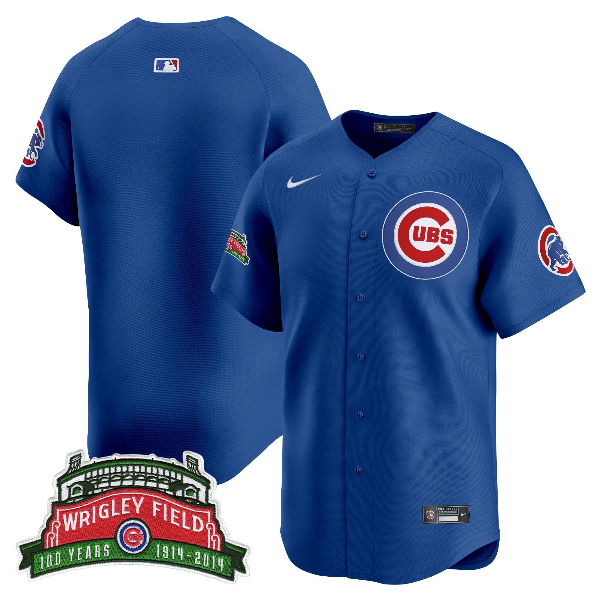 CHC Wrigley Field Style Vapor Premier Limited Jersey - All Stitched