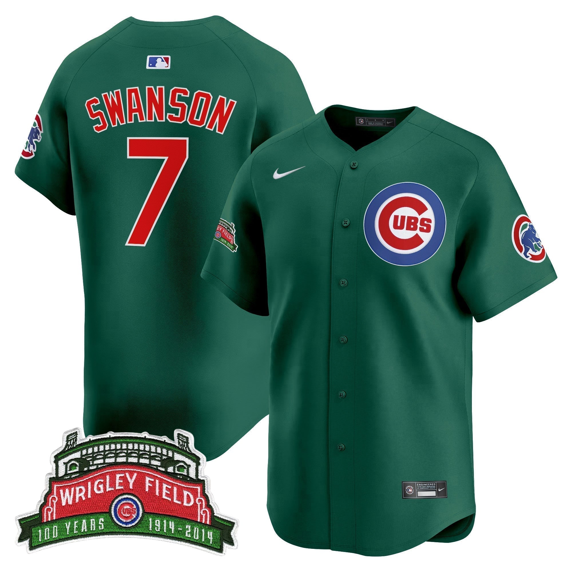 CHC Wrigley Field Style Vapor Premier Limited Jersey - All Stitched