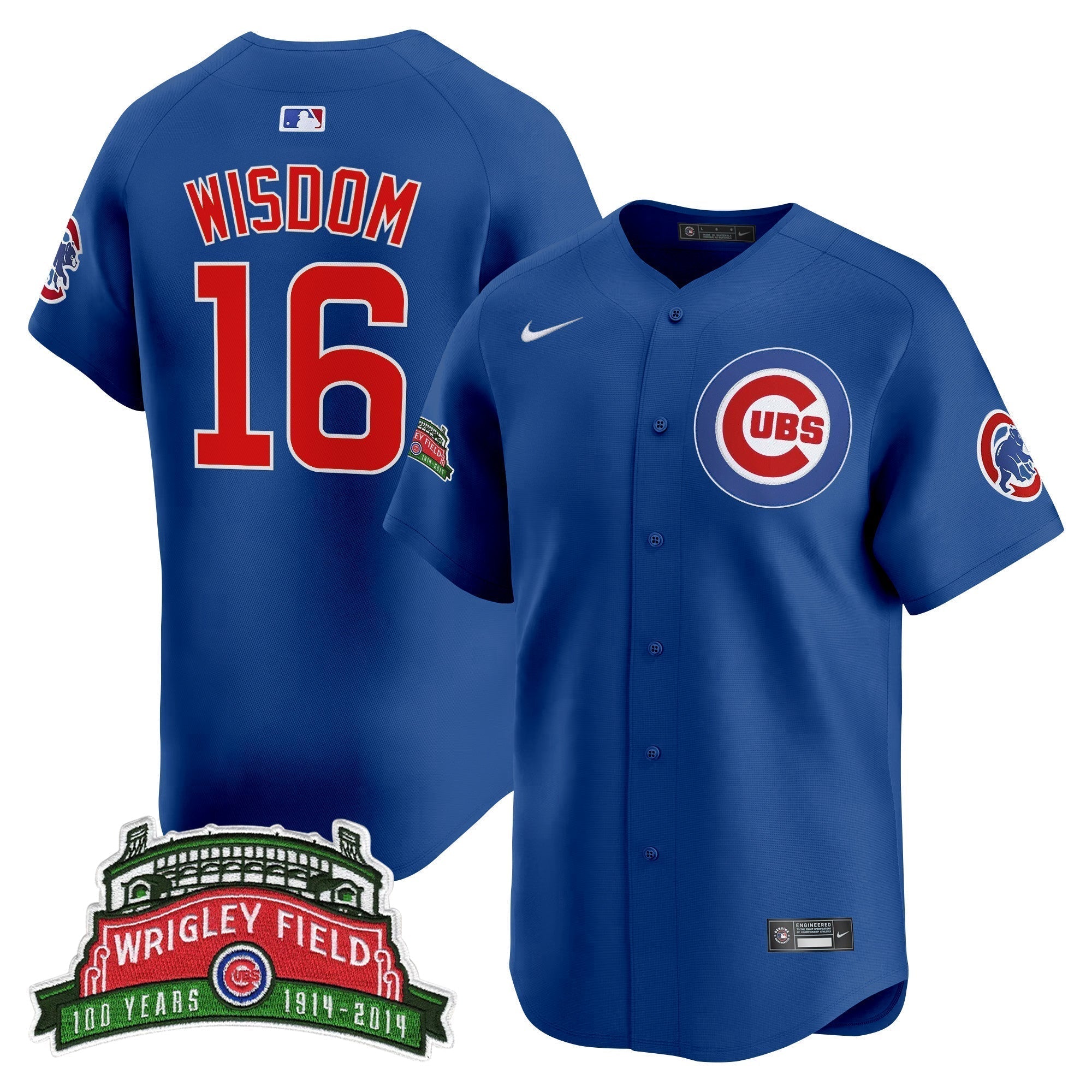 CHC Wrigley Field Style Vapor Premier Limited Jersey - All Stitched