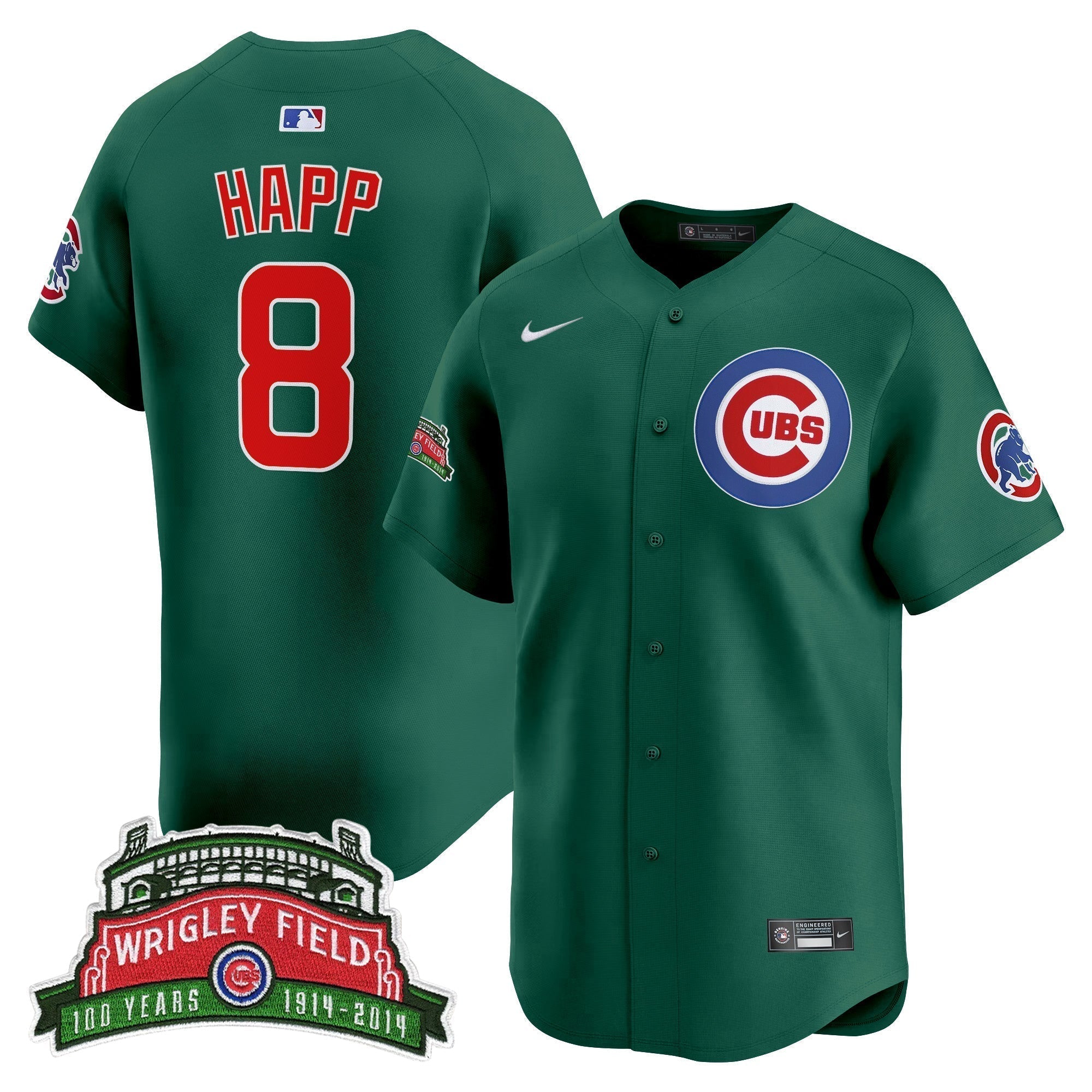 CHC Wrigley Field Style Vapor Premier Limited Jersey - All Stitched