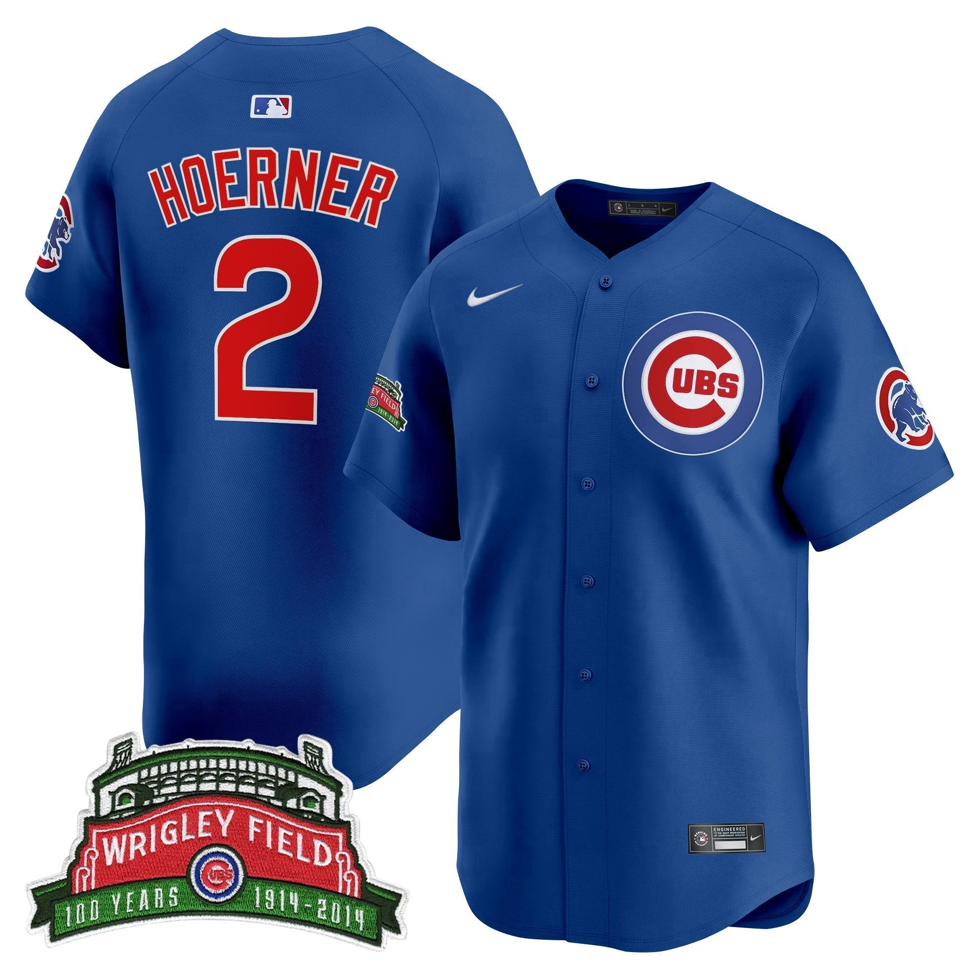 CHC Wrigley Field Style Vapor Premier Limited Jersey - All Stitched