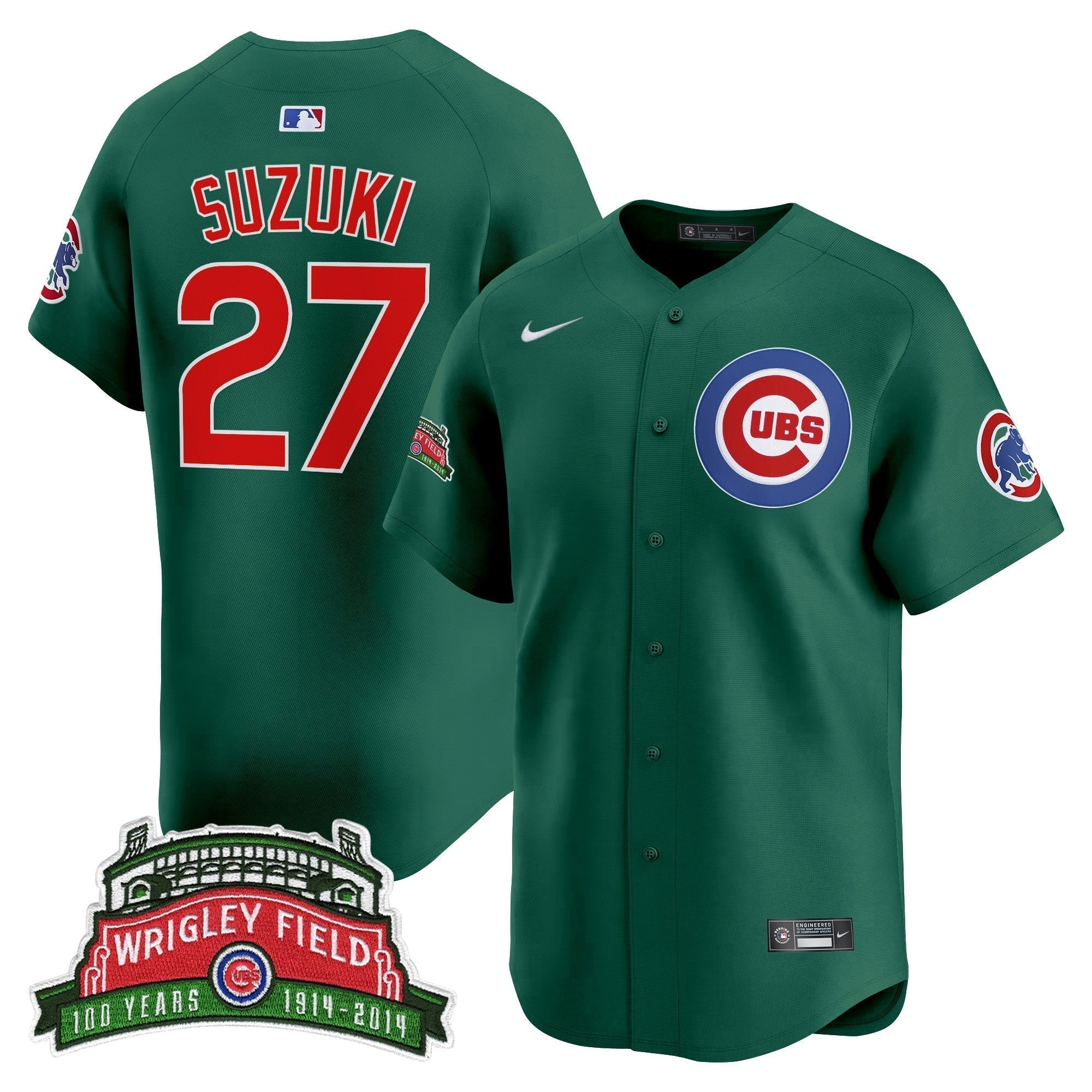 CHC Wrigley Field Style Vapor Premier Limited Jersey - All Stitched