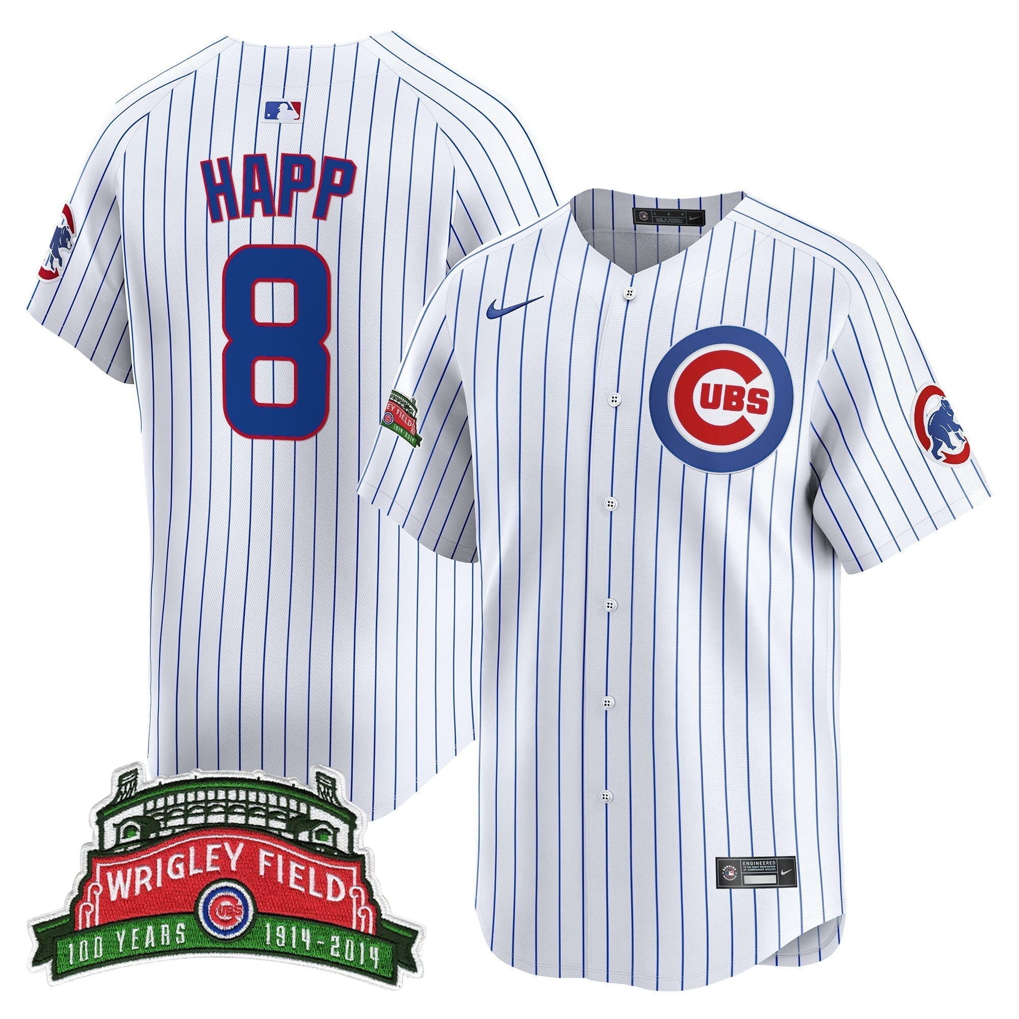 CHC Wrigley Field Style Vapor Premier Limited Jersey - All Stitched